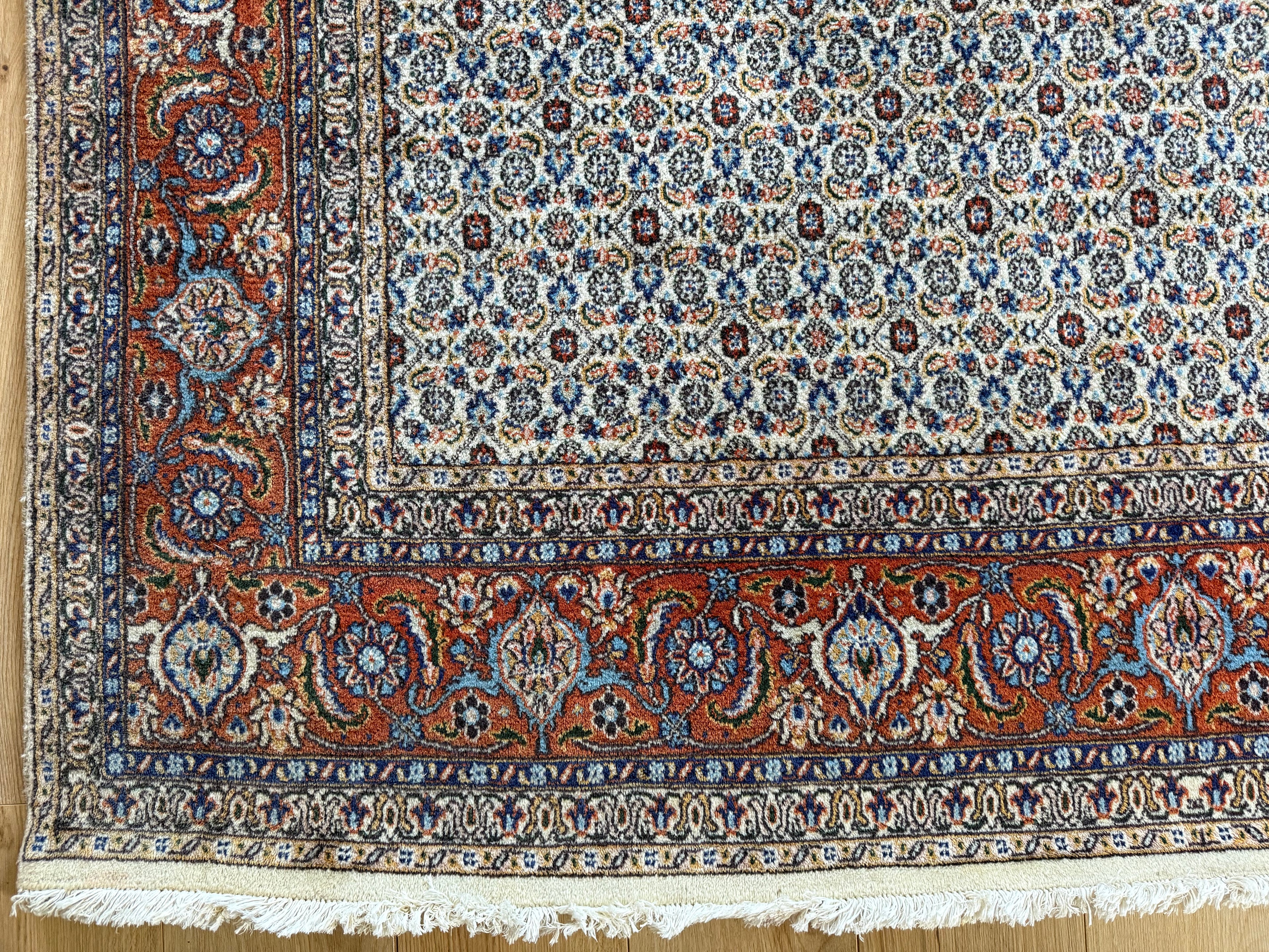 Handgeknoopt vintage oosters tapijt – Moud stijl – ca. 280 × 198 cm