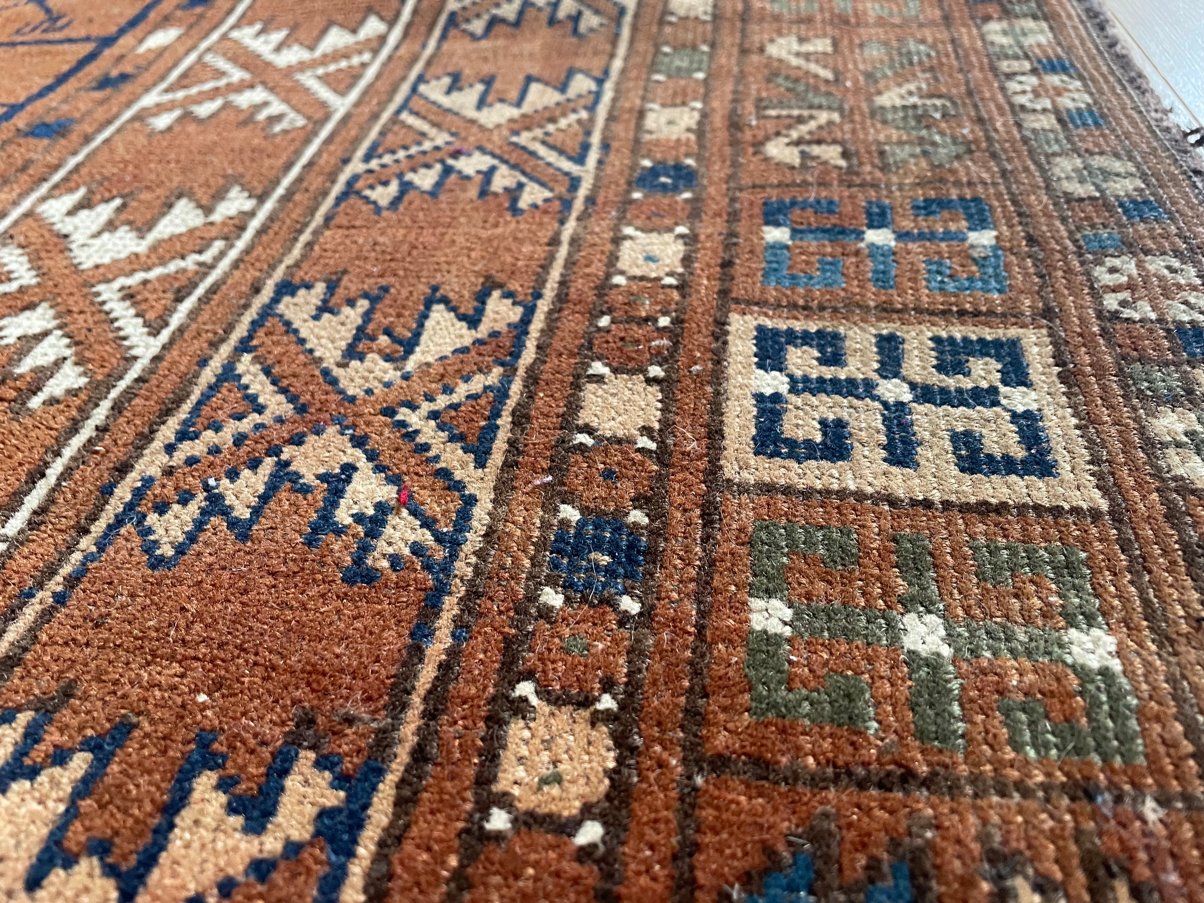Handgeknoopt vintage tapijt – ca. 250 × 194 cm
