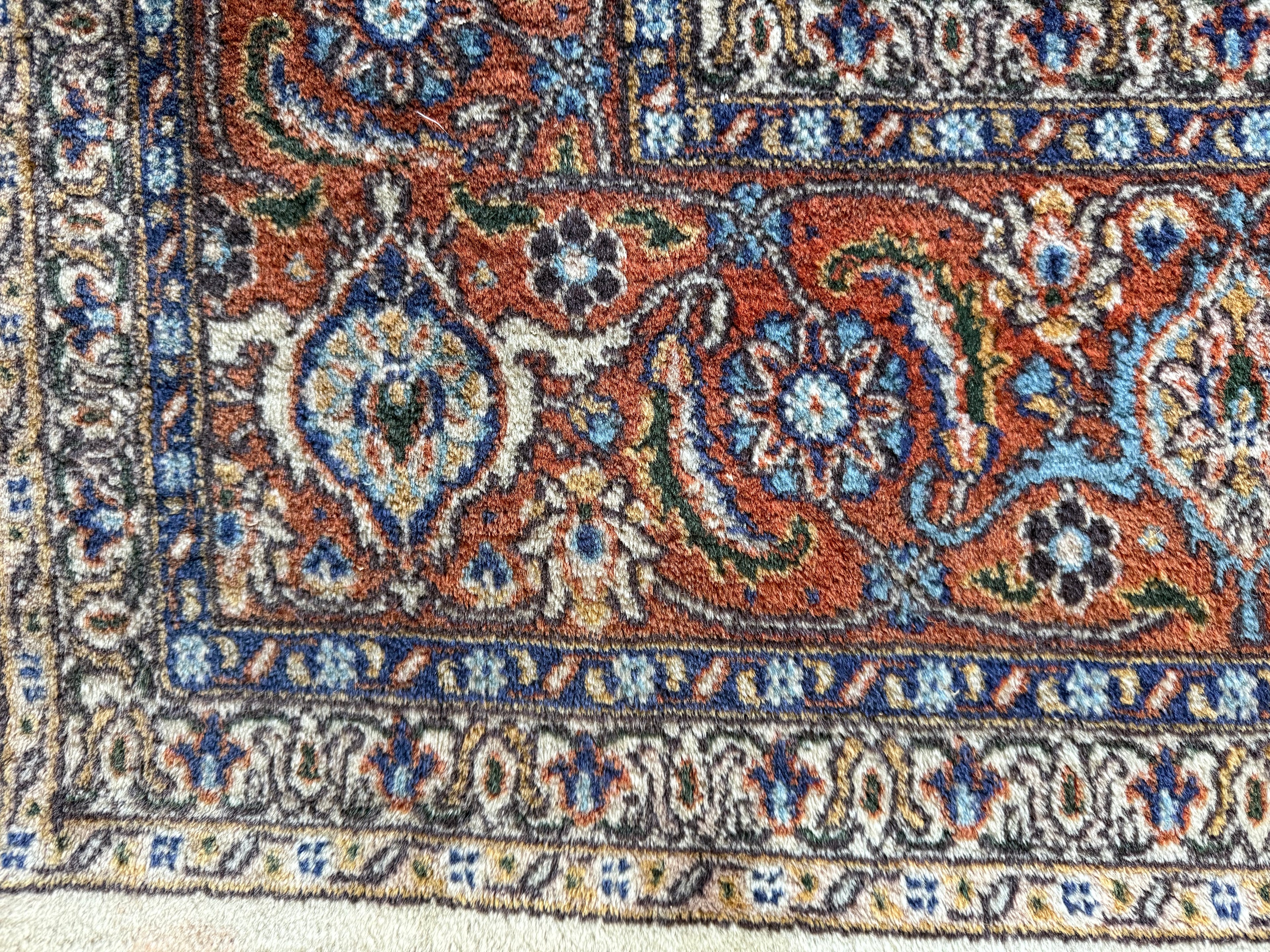 Handgeknoopt vintage oosters tapijt – Moud stijl – ca. 280 × 198 cm