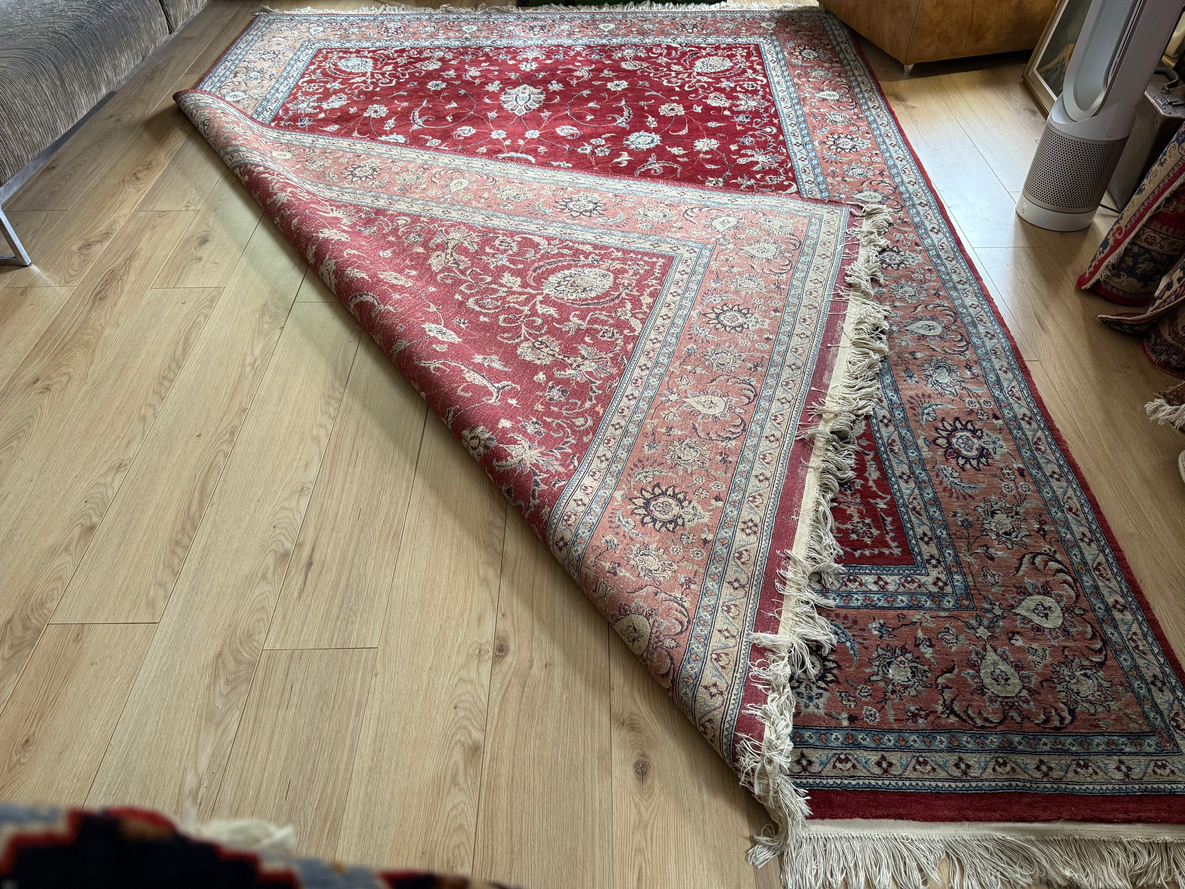 Handgeknoopt vintage tapijt – ca. 345 × 246 cm