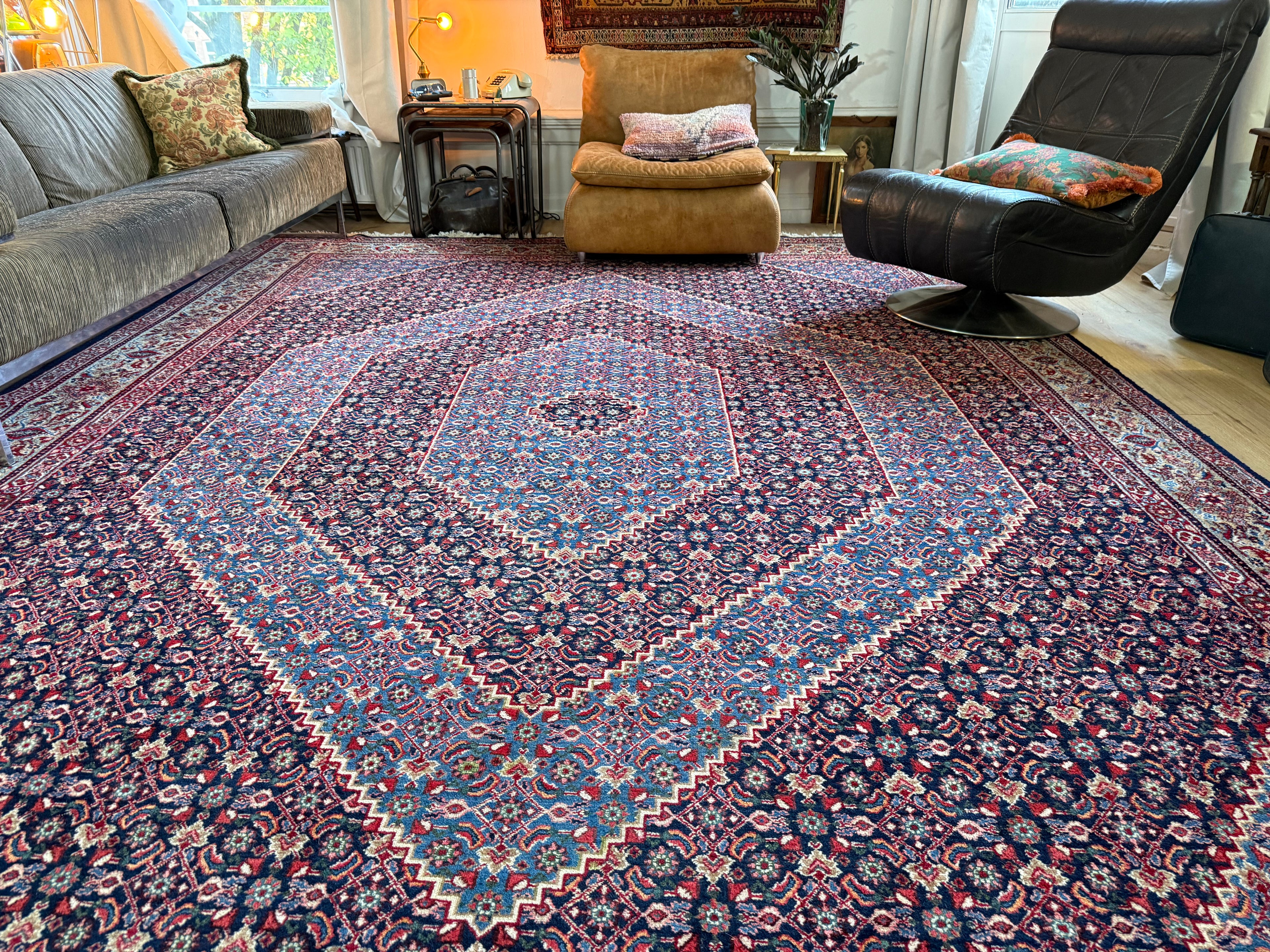 Handgeknoopt oosters tapijt – ca. 405 × 295 cm