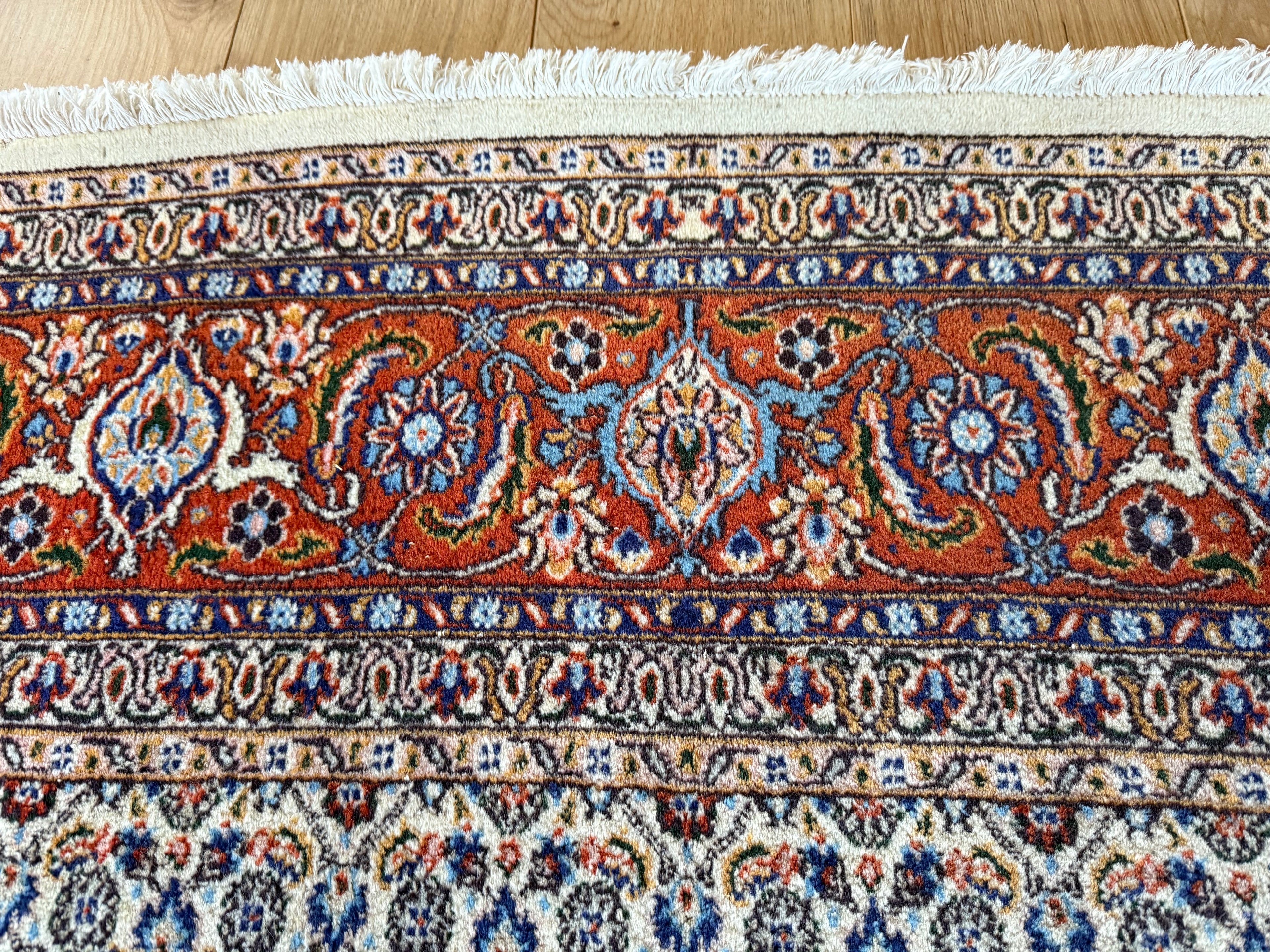 Handgeknoopt vintage oosters tapijt – Moud stijl – ca. 280 × 198 cm