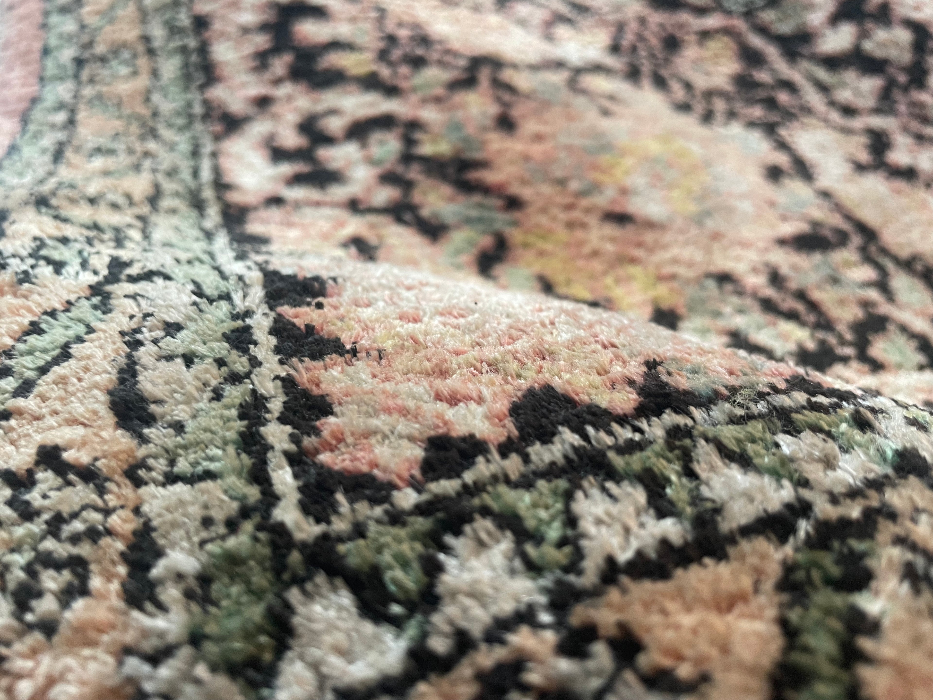 Hand-knotted vintage Kashmir carpet – approx. 325 × 216 cm