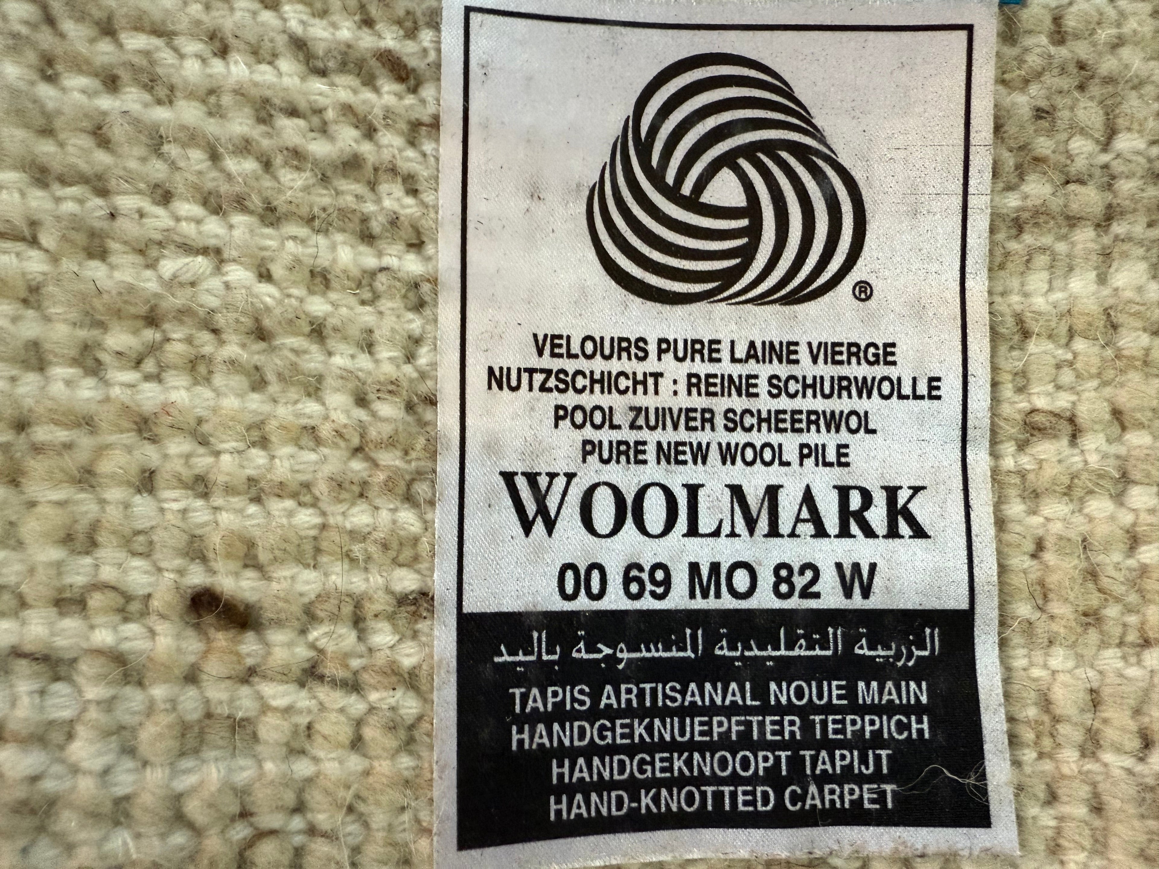 Handgeknoopt Berber tapijt – ca. 295 × 198 cm luxe atelier uitvoering