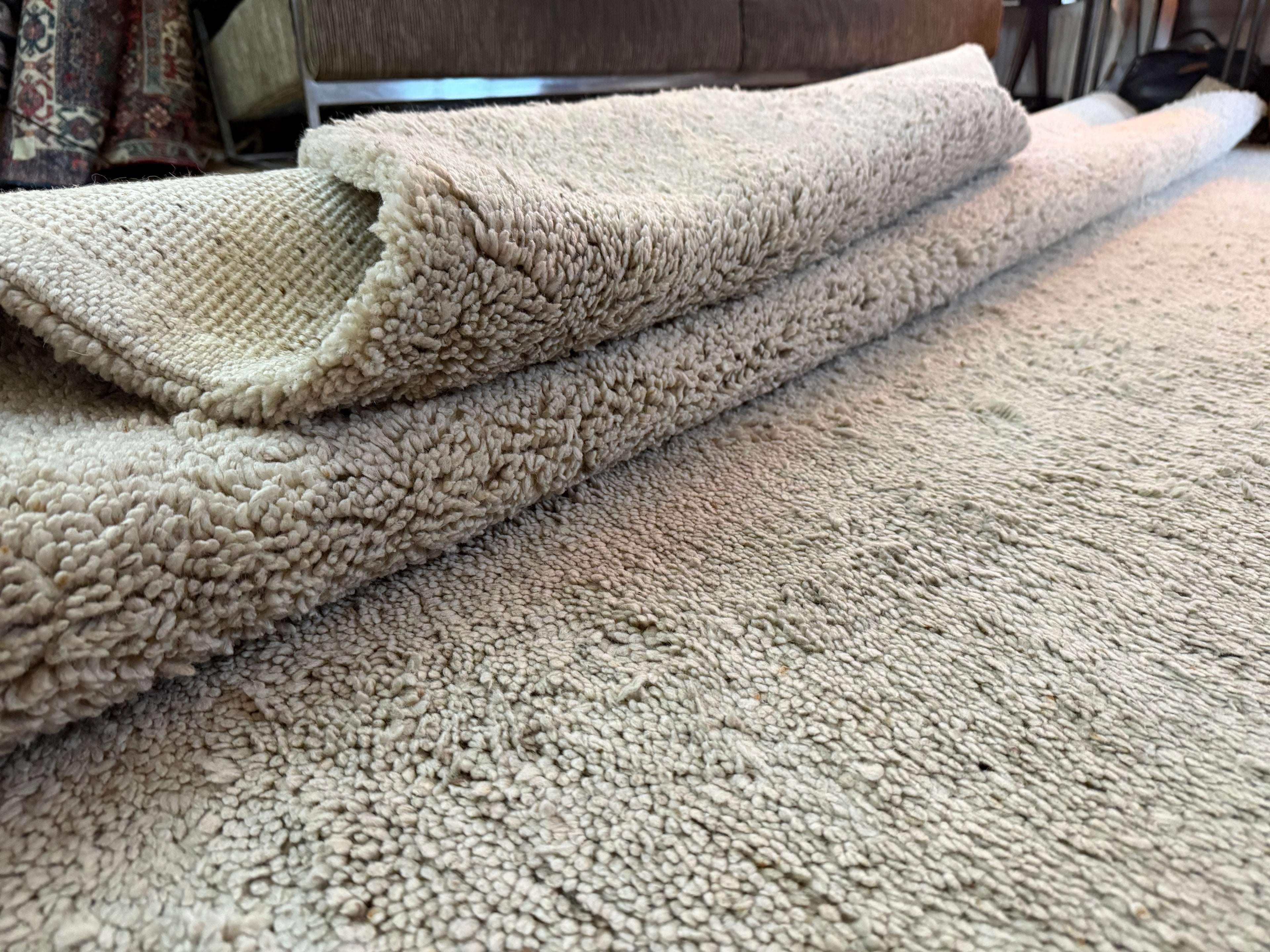 Handgeknoopt Berber tapijt – ca. 295 × 198 cm luxe atelier uitvoering