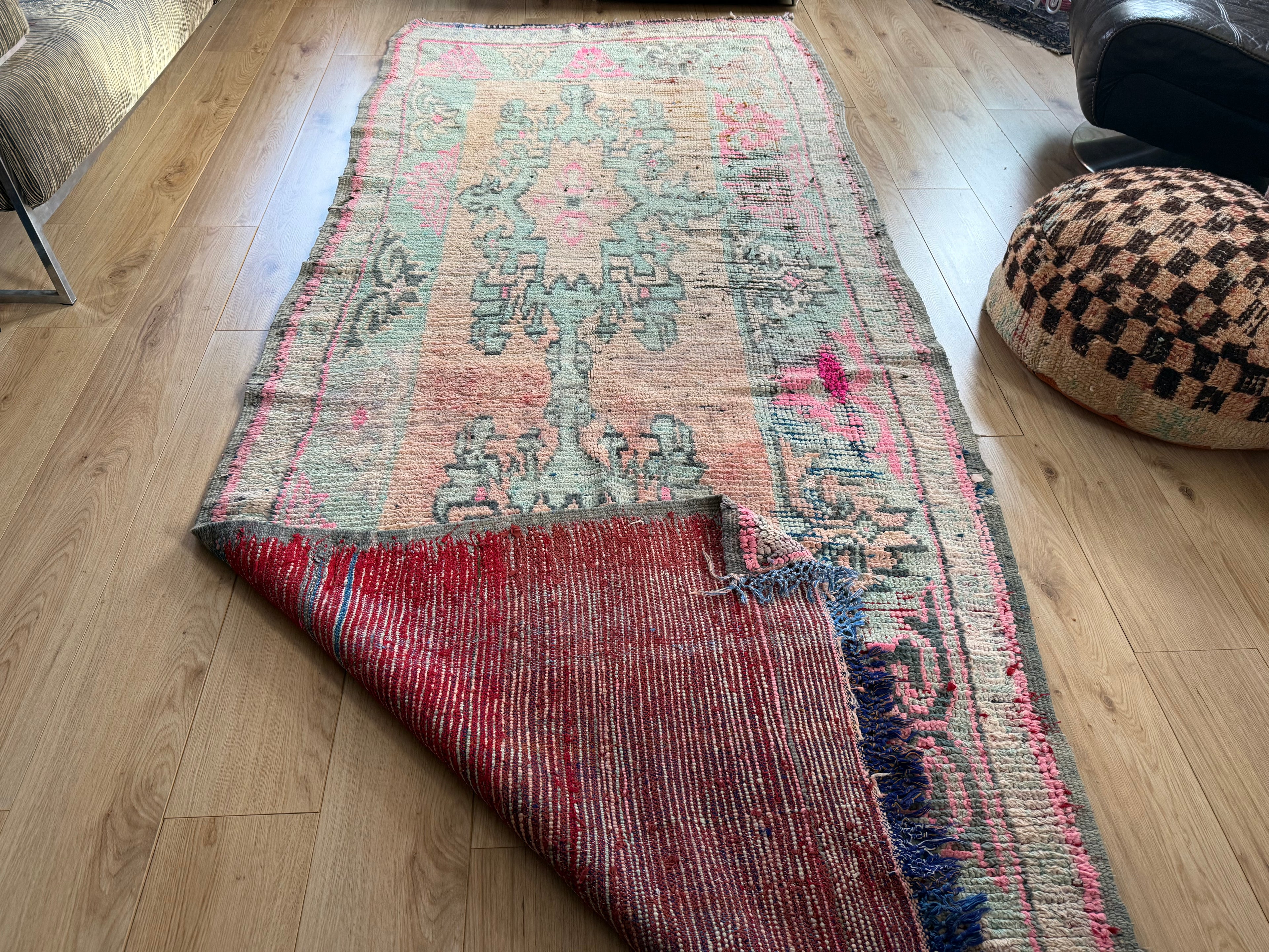 Vintage Marokkaans Berber tapijt (ca. 1950–1970) – 355 × 137 cm