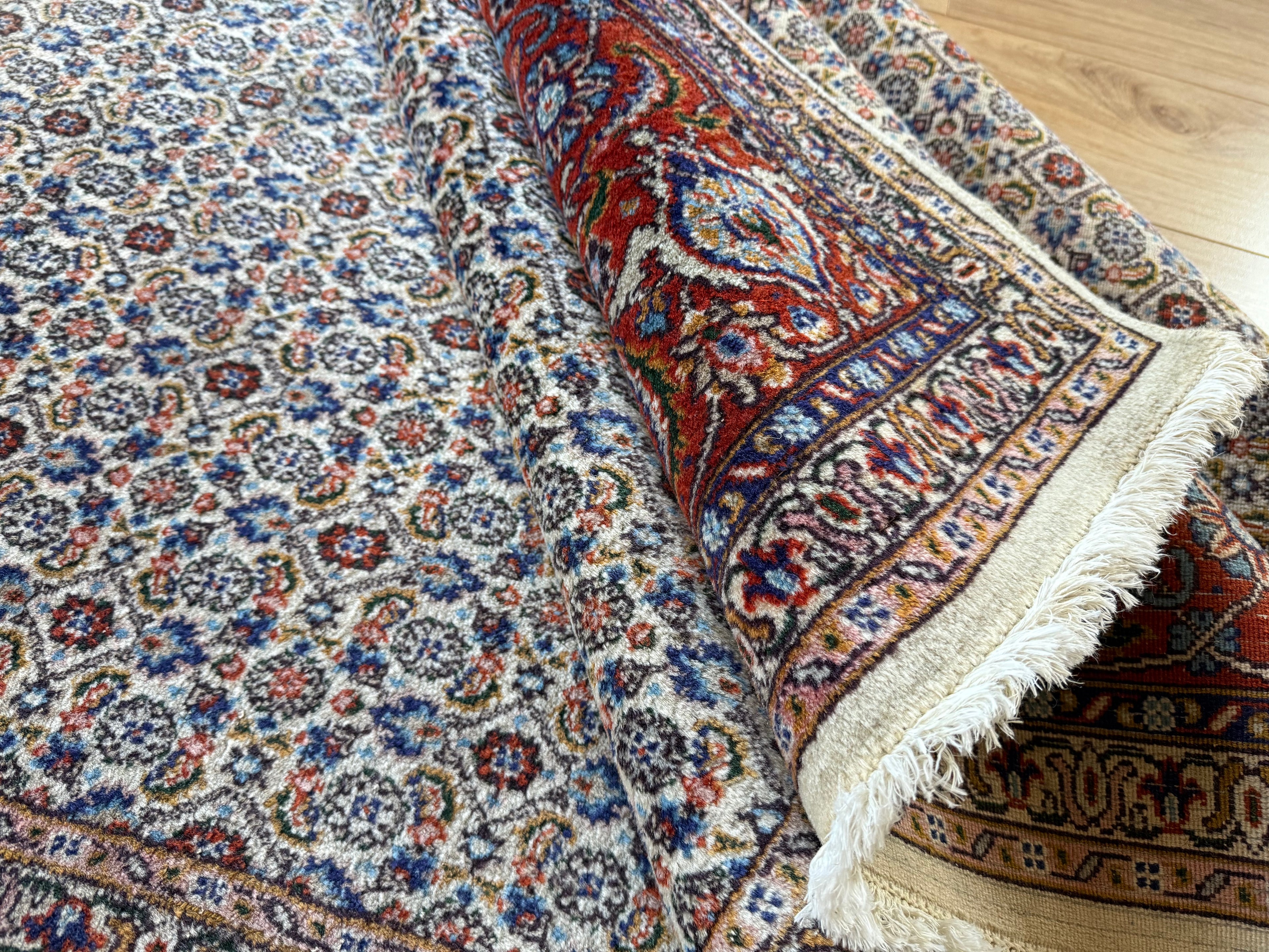 Handgeknoopt vintage oosters tapijt – Moud stijl – ca. 280 × 198 cm