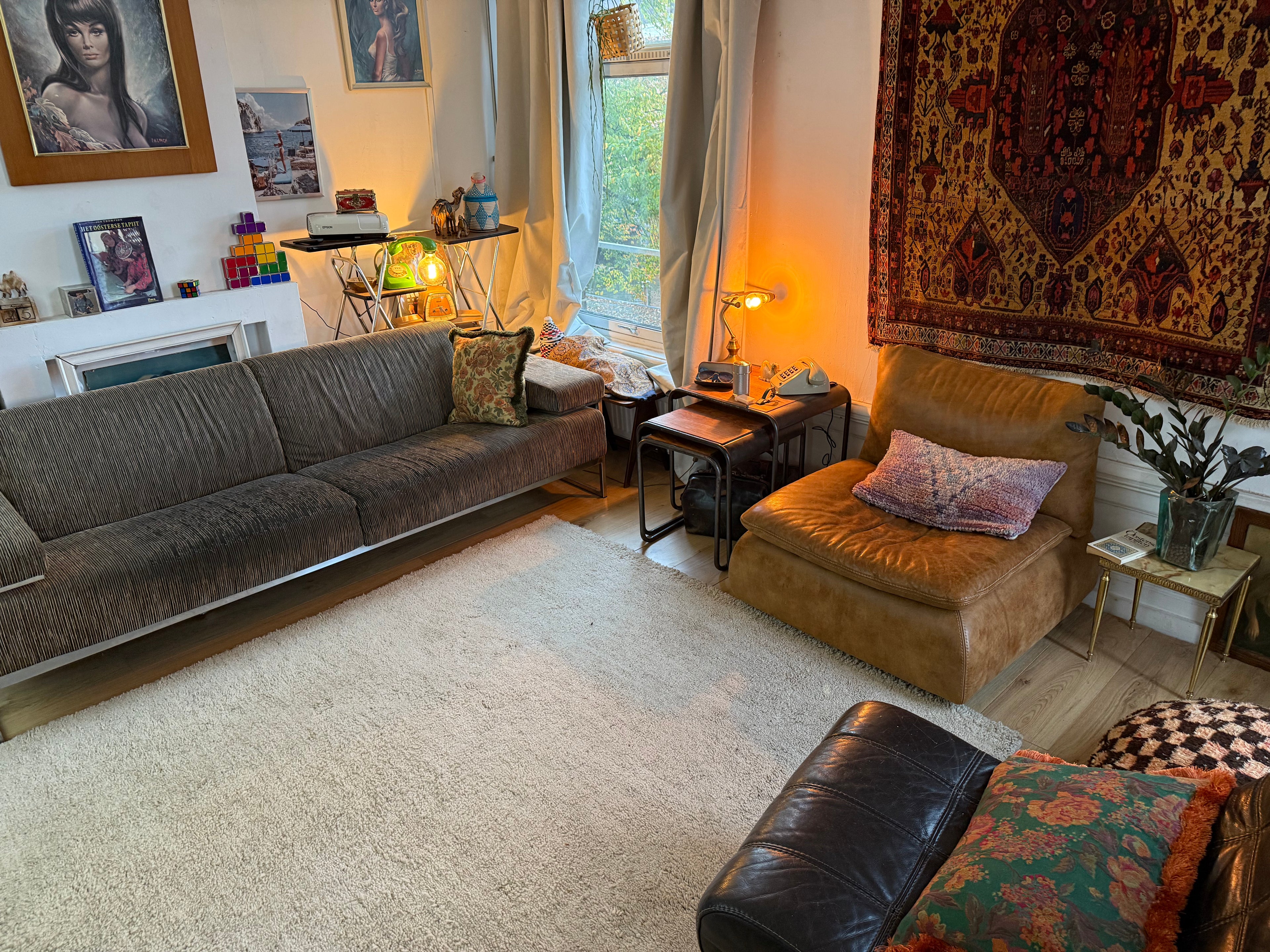 Handgeknoopt Berber tapijt – ca. 295 × 198 cm luxe atelier uitvoering