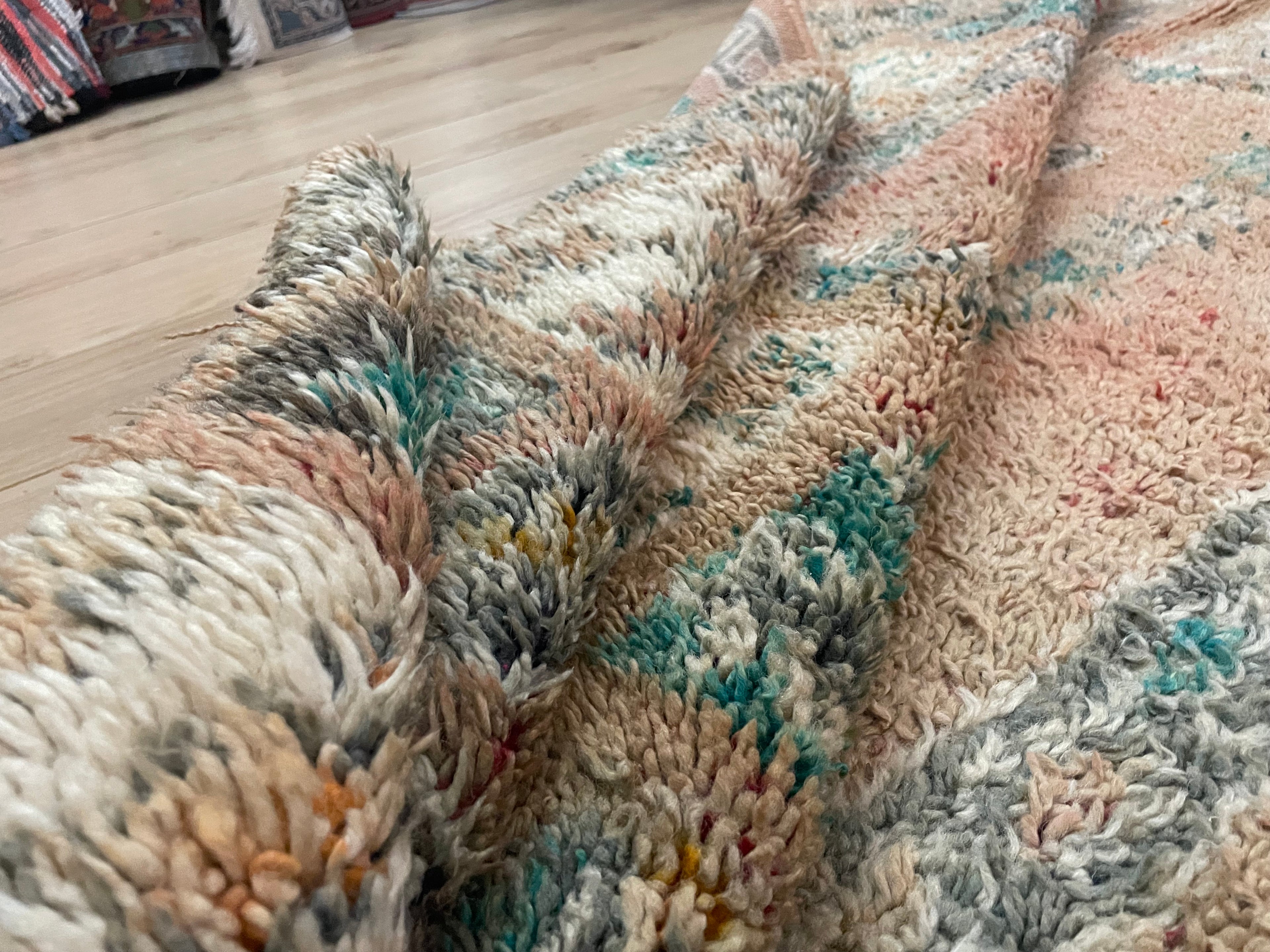 Handgeknoopt vintage Marokkaans tapijt – ca. 335 × 190 cm