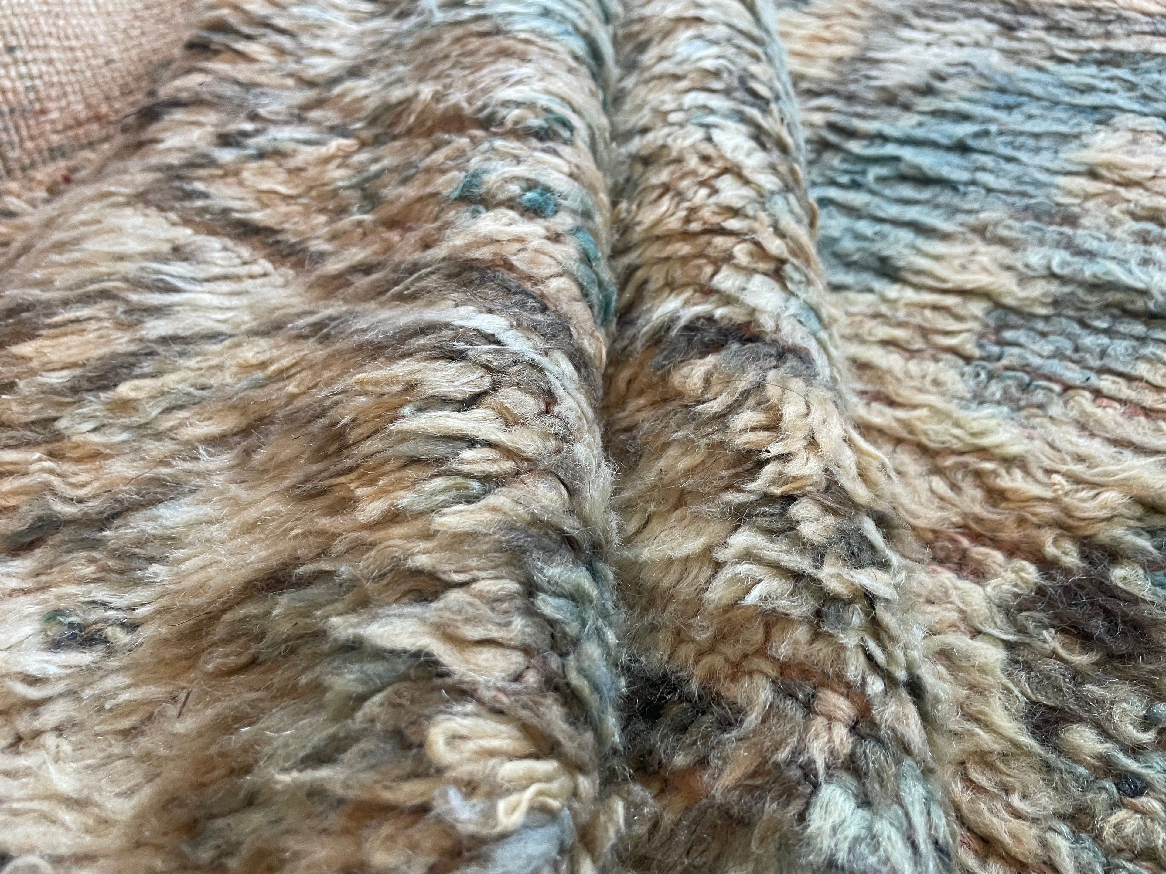 Handgeknoopt vintage tapijt uit Marokko – ca. 340 × 178 cm