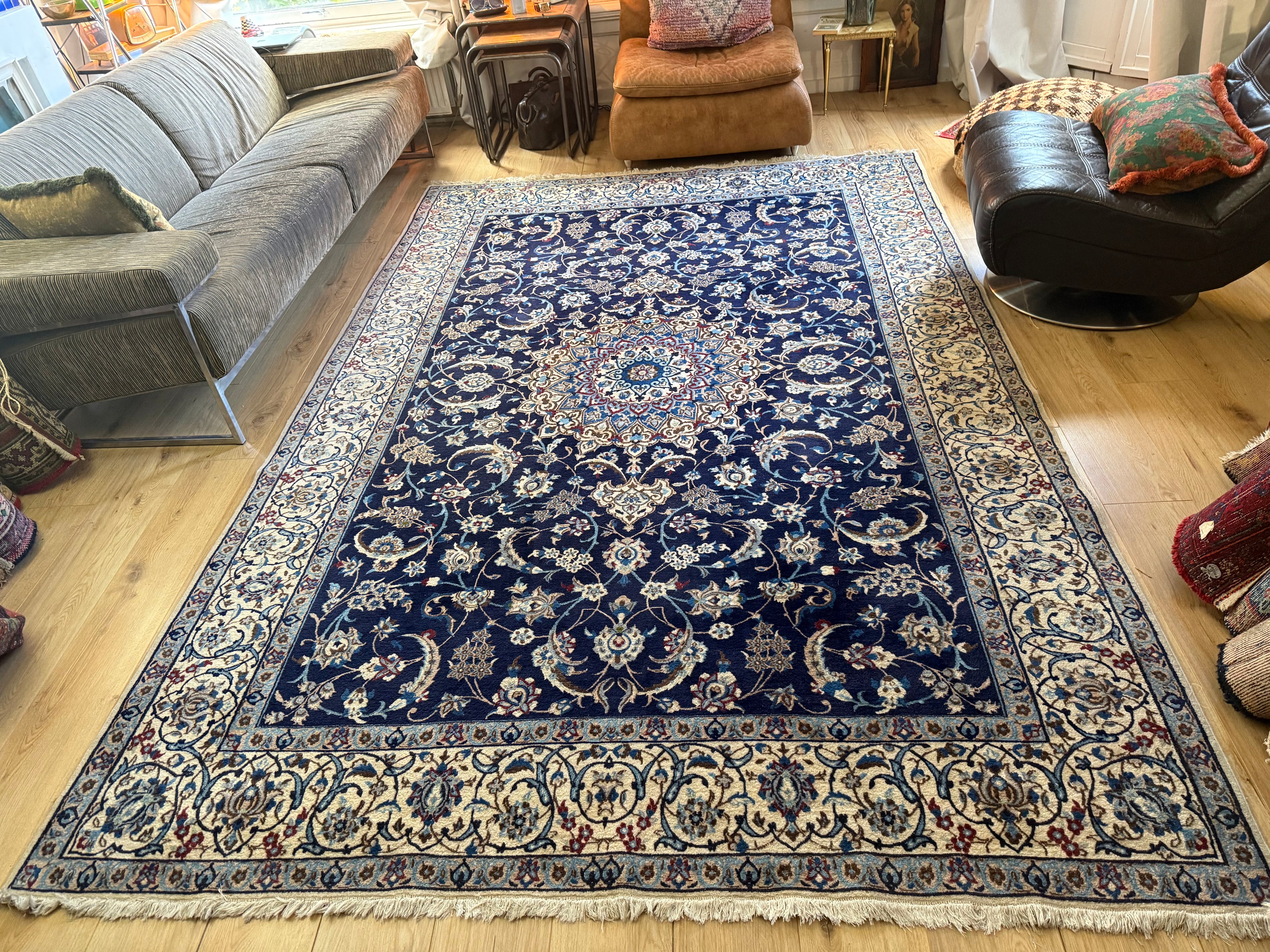 Vintage Handgeknoopt klassiek tapijt – ca. 315 × 208 cm