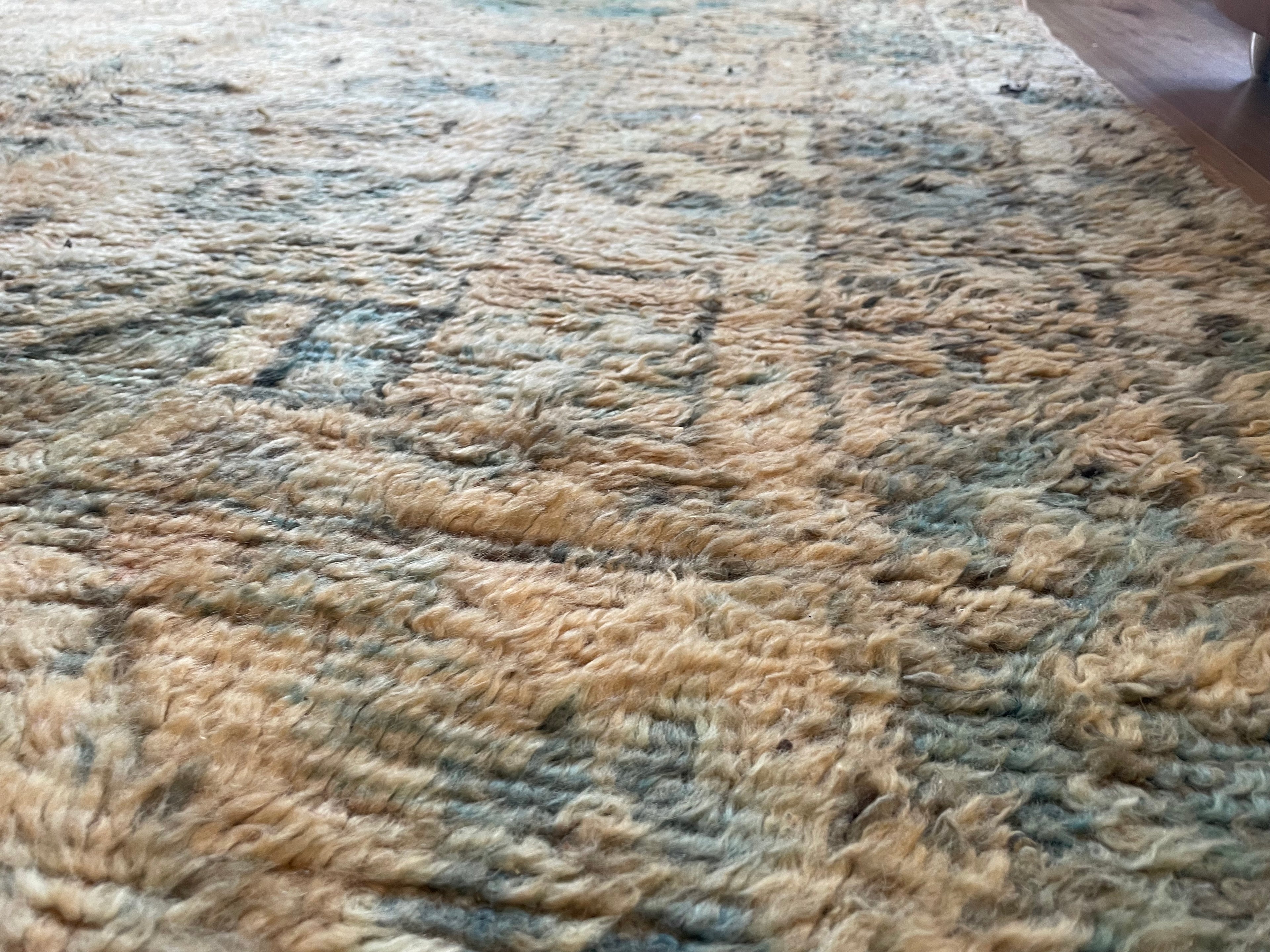 Handgeknoopt vintage tapijt uit Marokko – ca. 340 × 178 cm