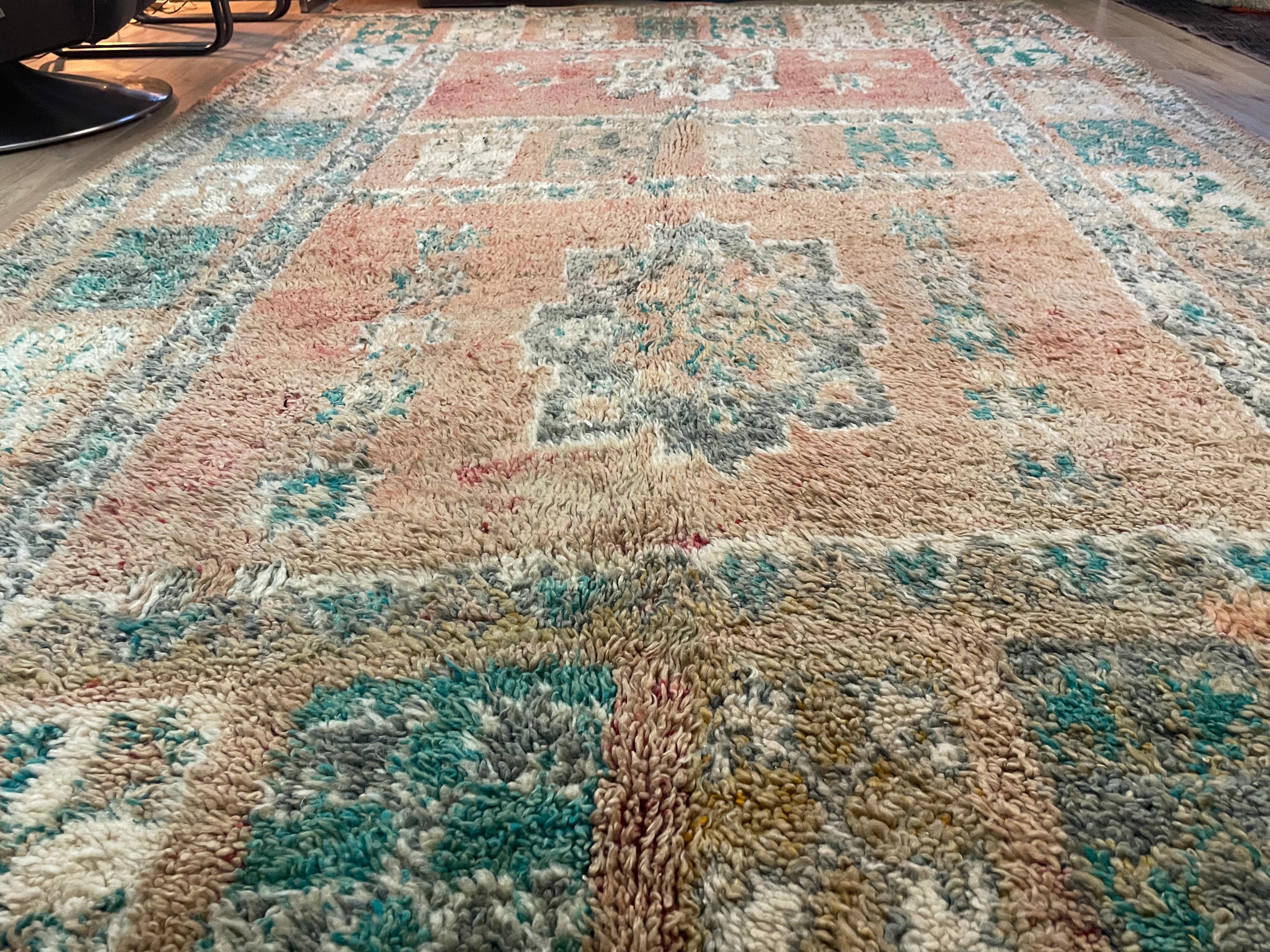 Handgeknoopt vintage Marokkaans tapijt – ca. 335 × 190 cm