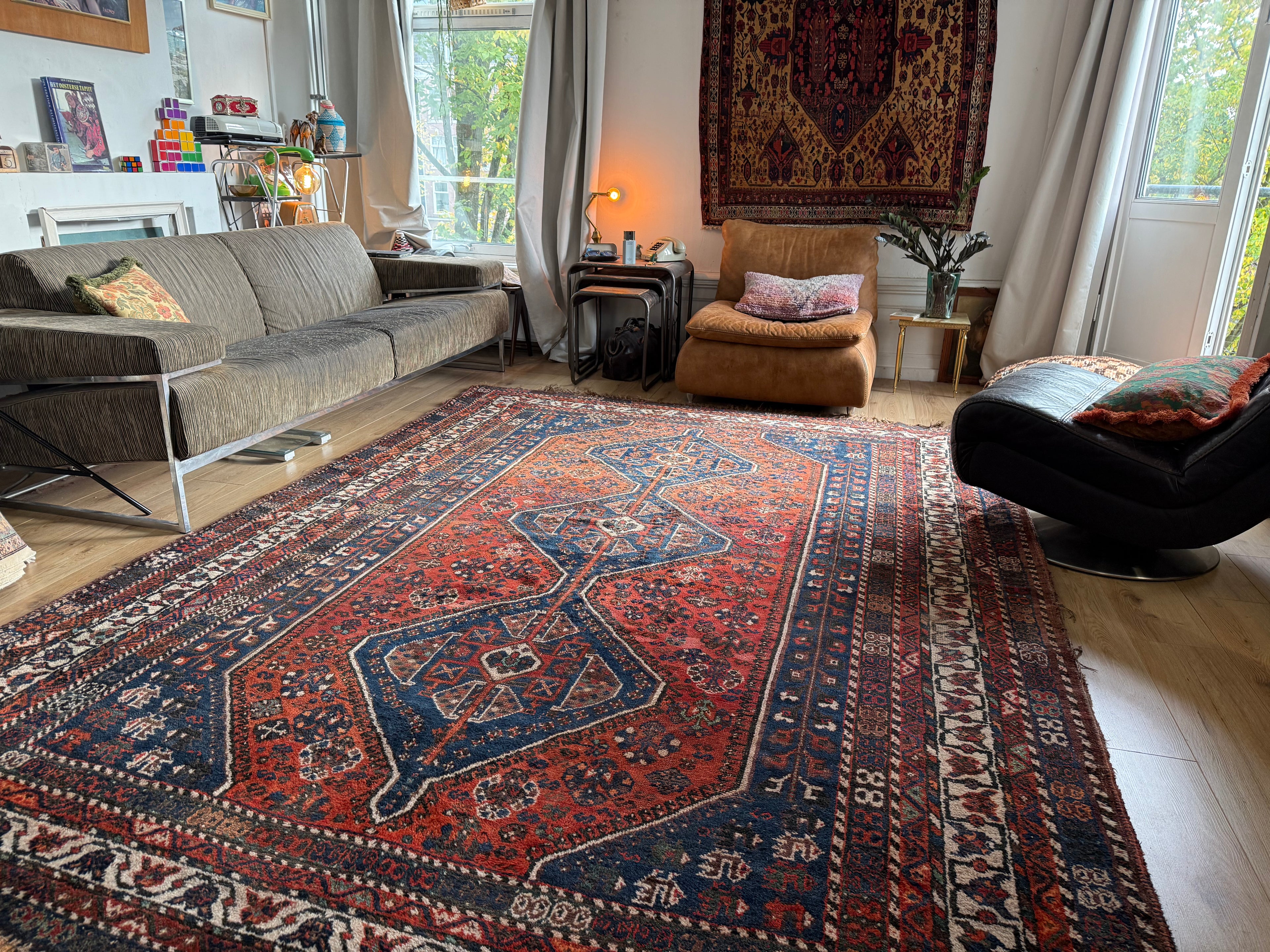 Handgeknoopt wollen tapijt – ca. 326 × 227 cm