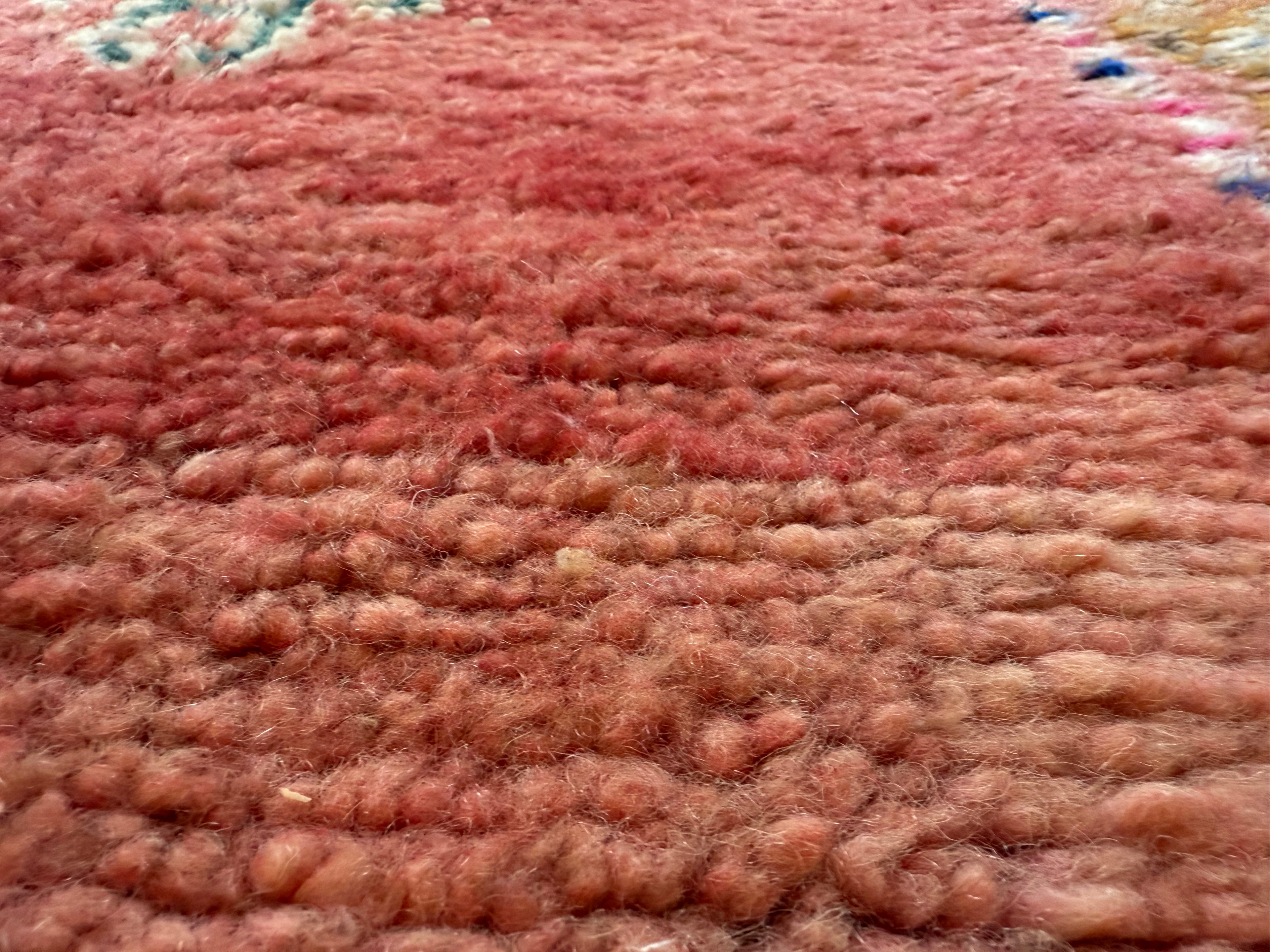 Handgeknoopt vintage Marokkaans tapijt – ca. 370 × 204 cm