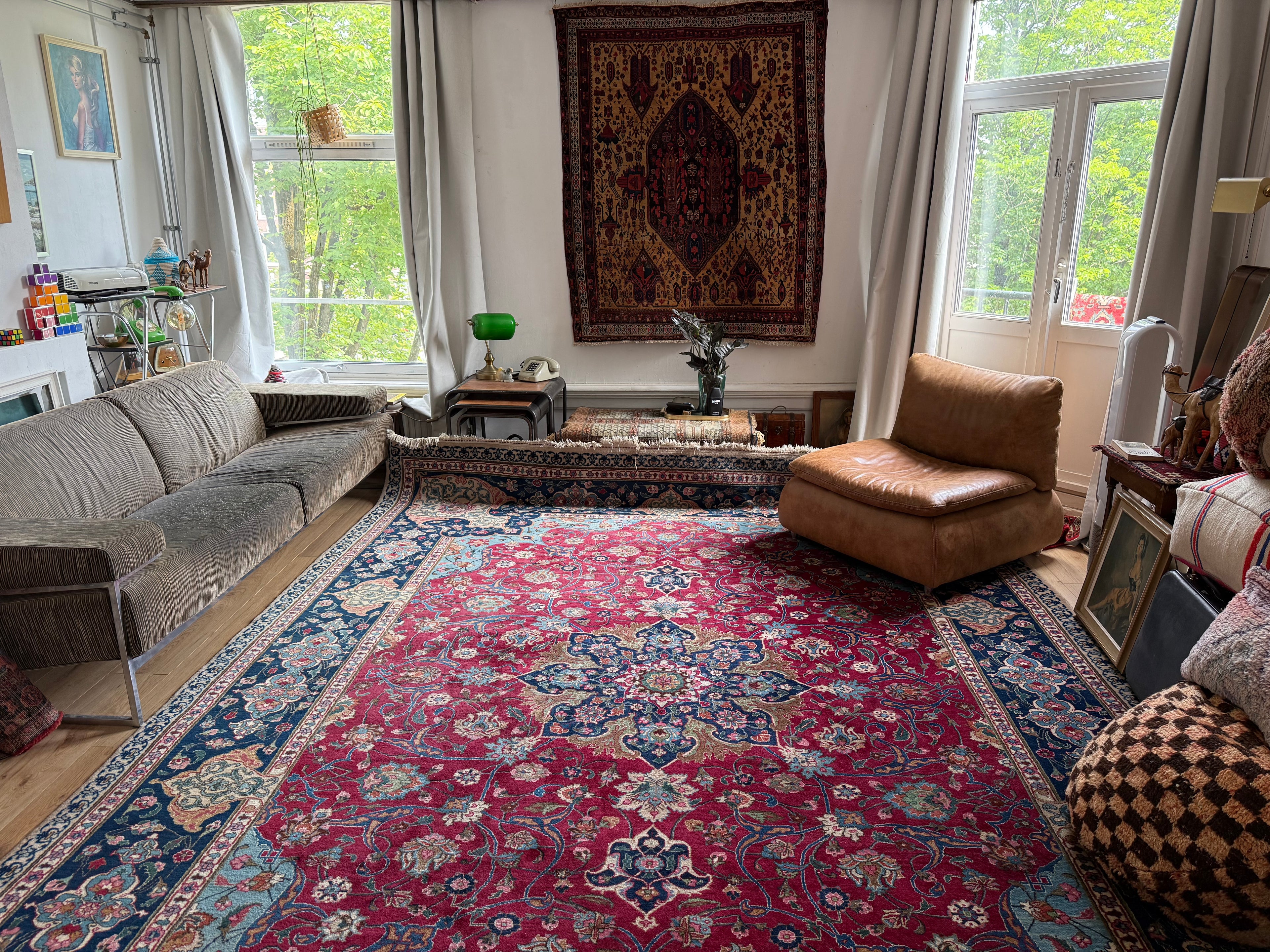 Handgeknoopt Oosters Tabriz-tapijt – ca. 400 × 300 cm