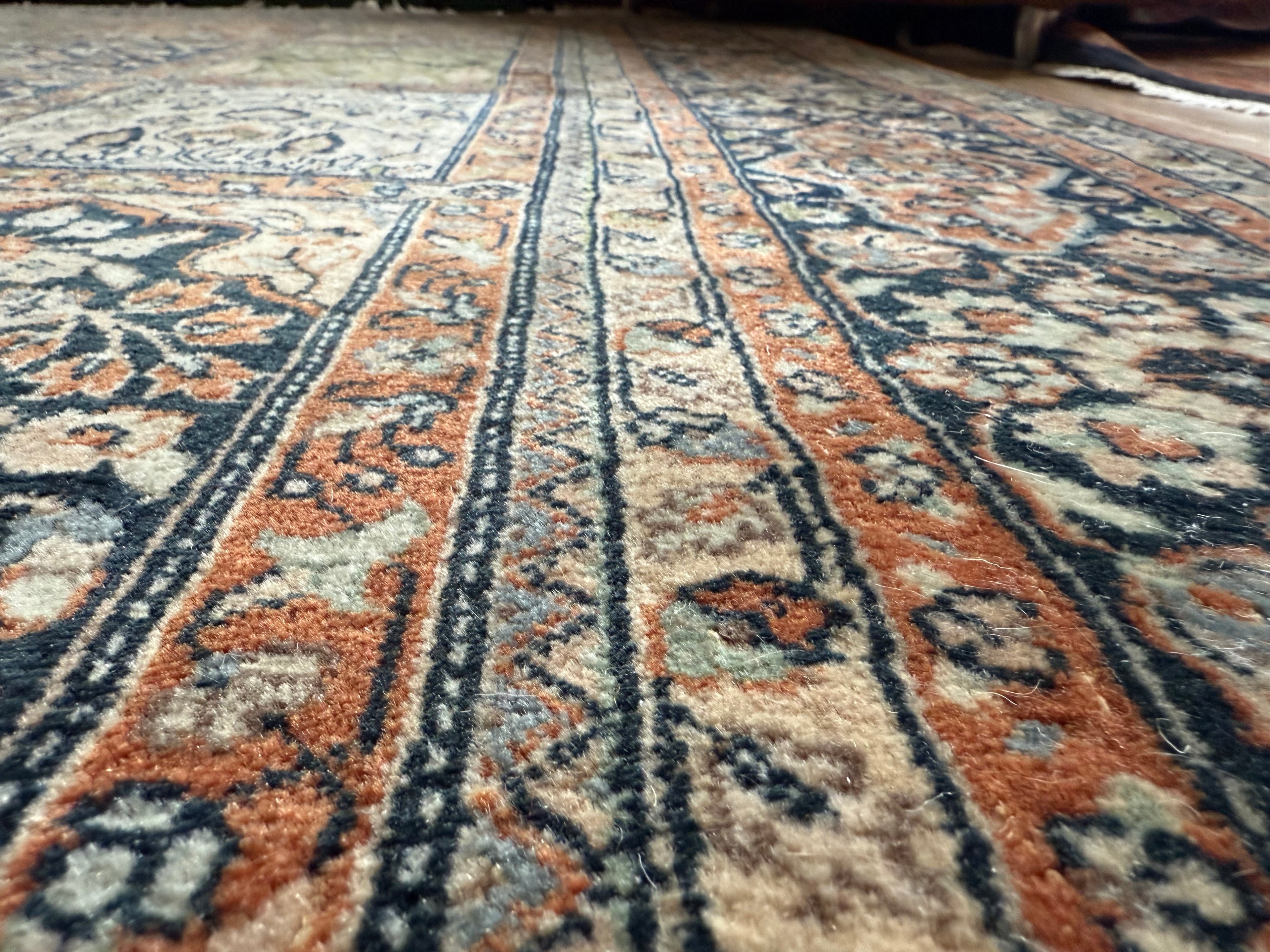 Handgeknoopt vintage Oosters India Bachtiari stijl tapijt – ca. 310 × 206 cm