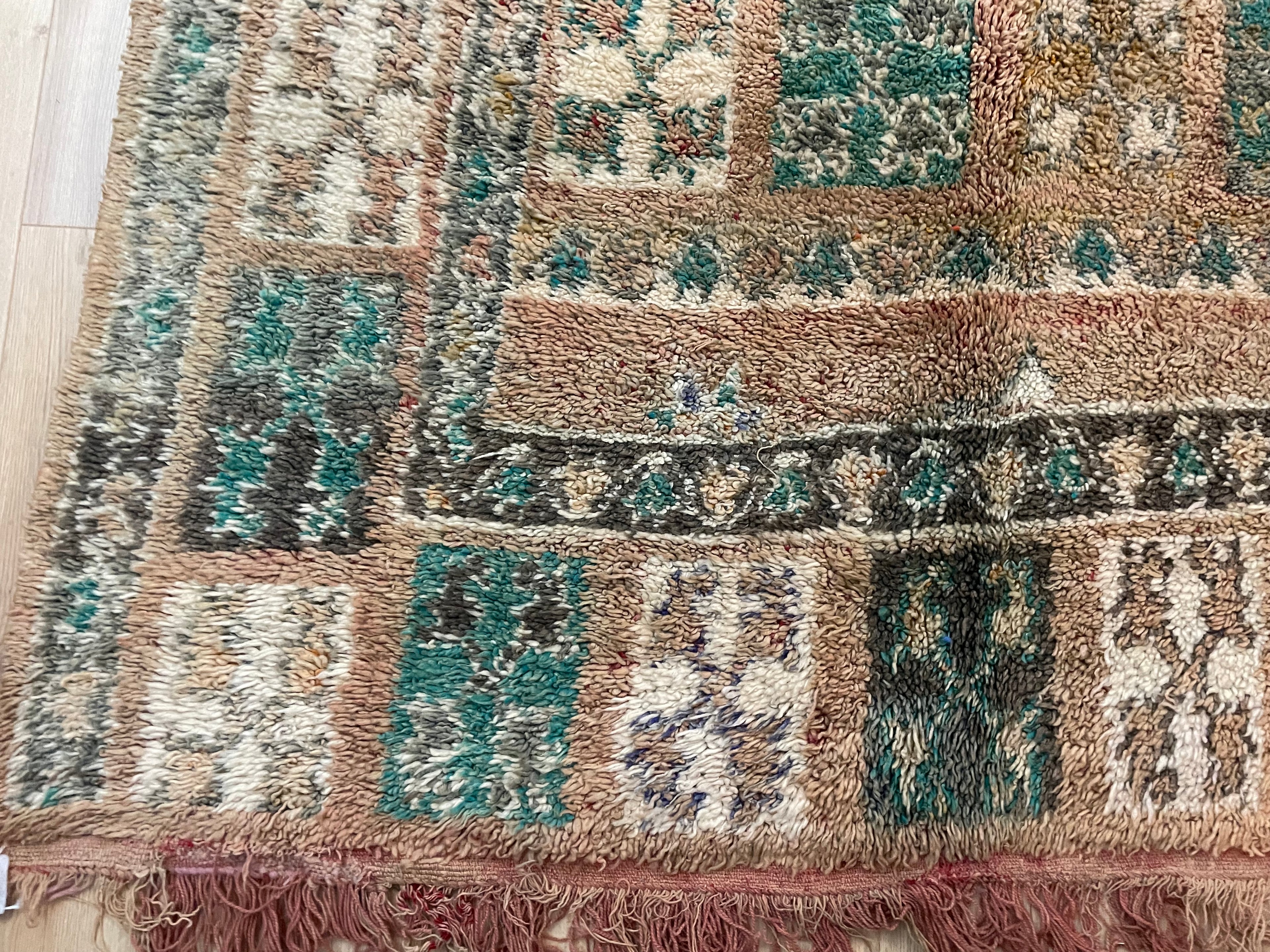 Handgeknoopt vintage Marokkaans tapijt – ca. 335 × 190 cm