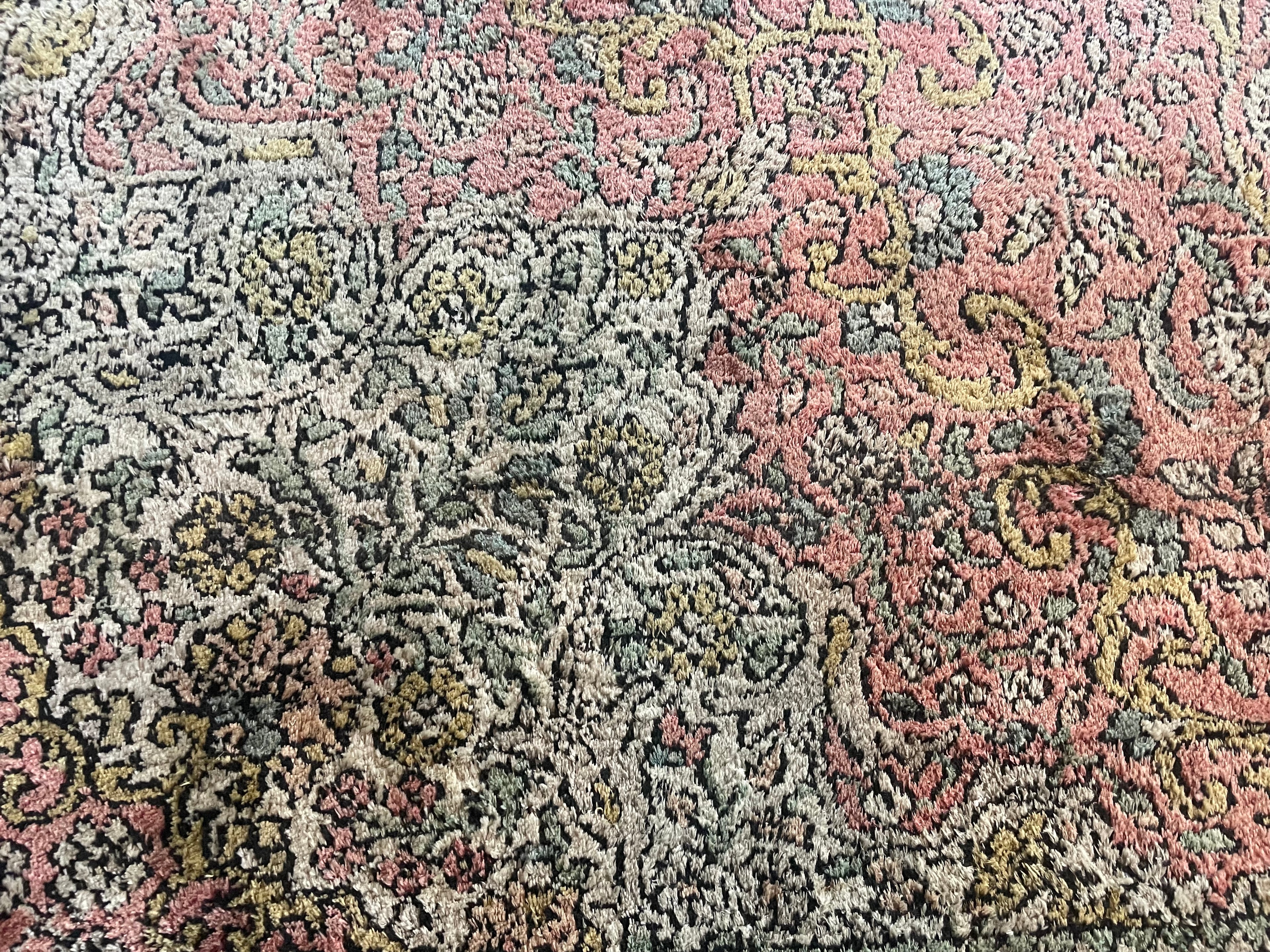 Hand-knotted vintage Kashmir carpet – approx. 325 × 216 cm