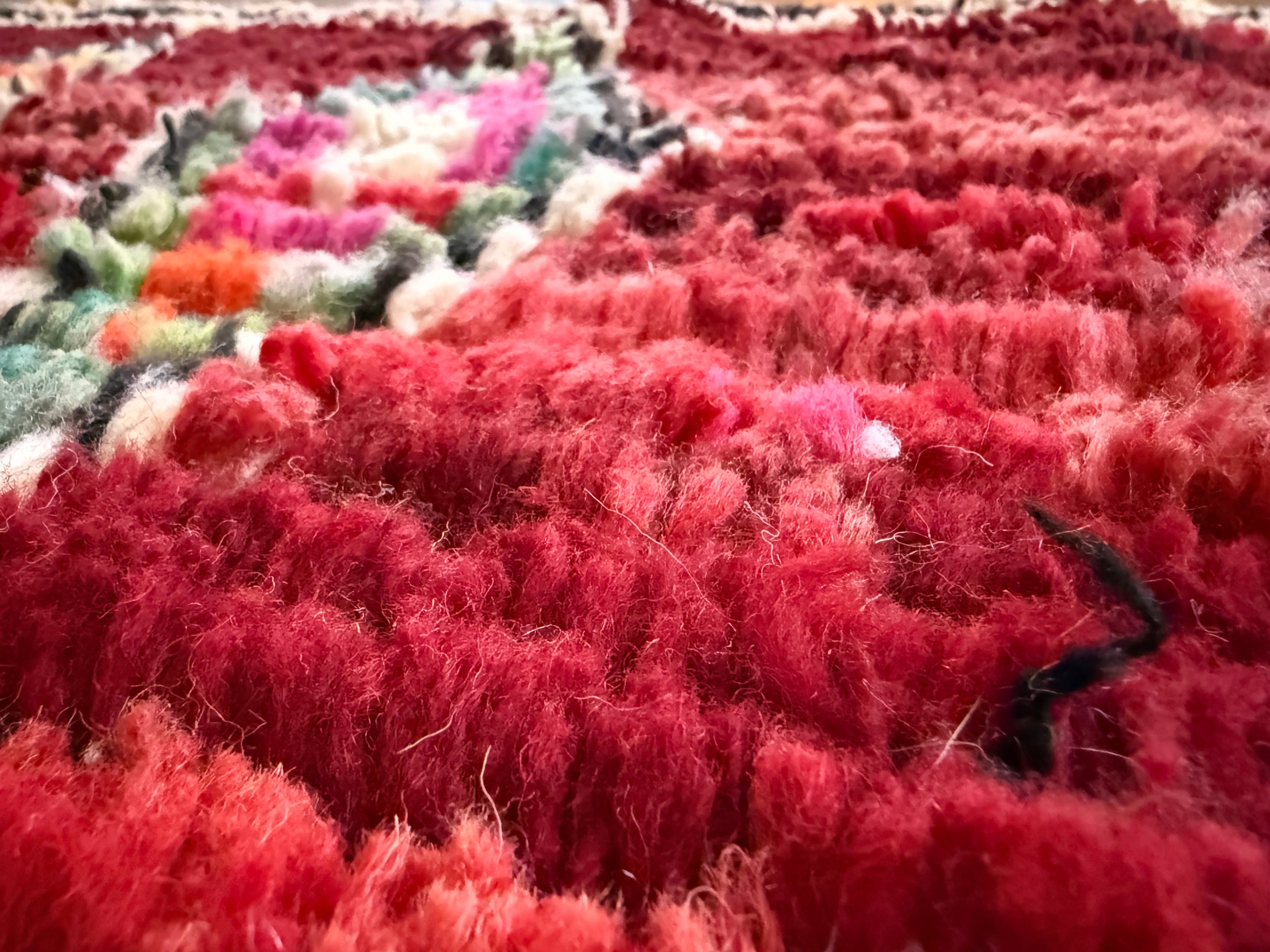 Warm vintage Berber tapijt – 154 × 102 cm