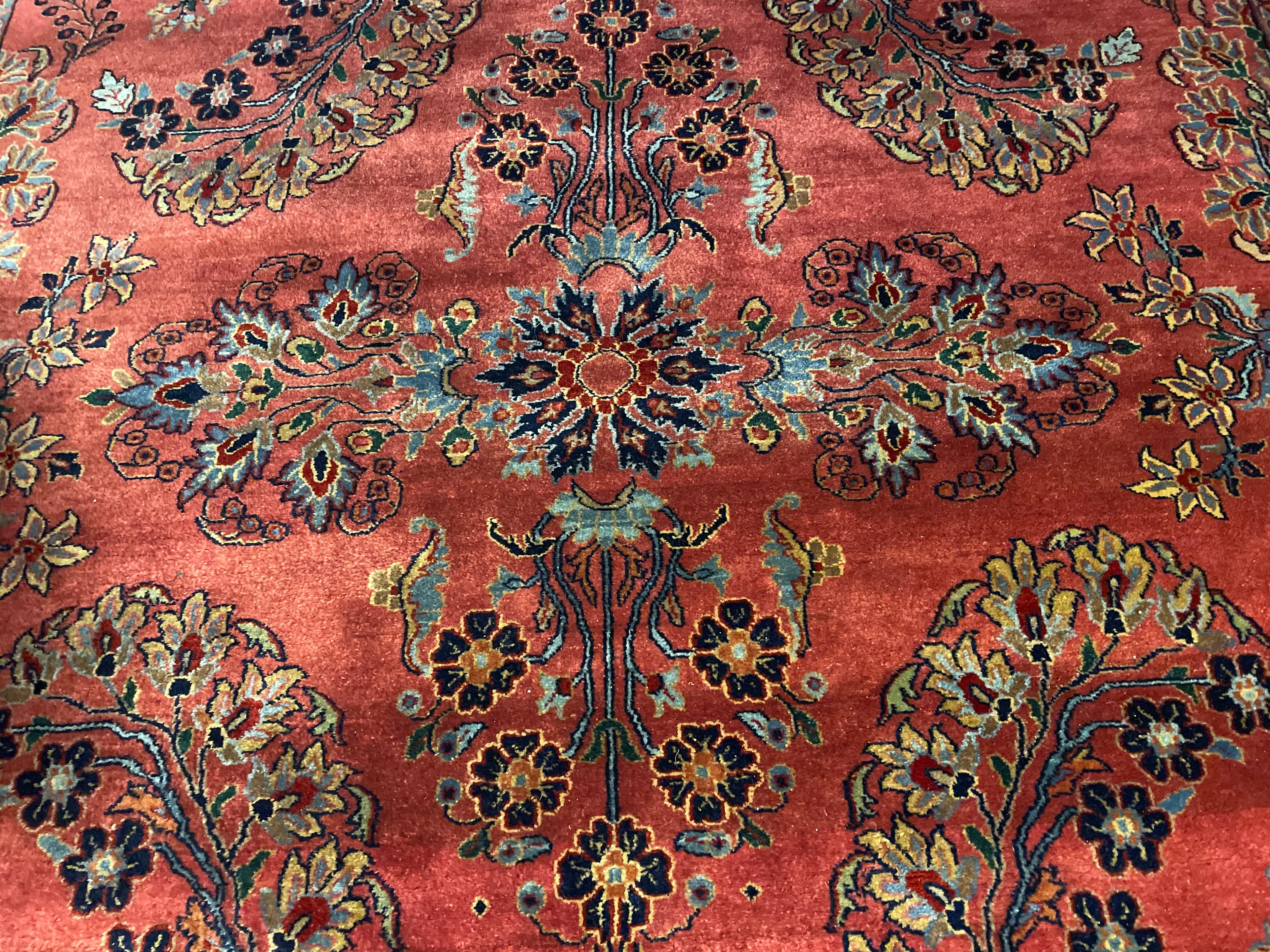 Handgeknoopt Oosterse Sarough tapijt – India – ca. 295 × 202 cm