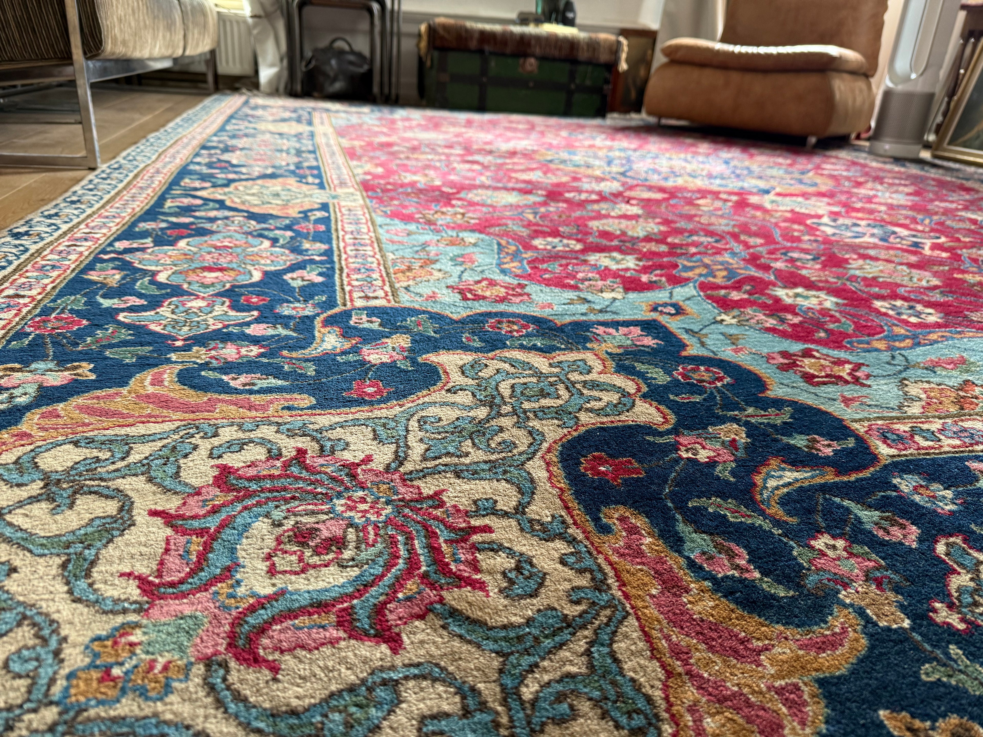 Handgeknoopt Oosters Tabriz-tapijt – ca. 400 × 300 cm