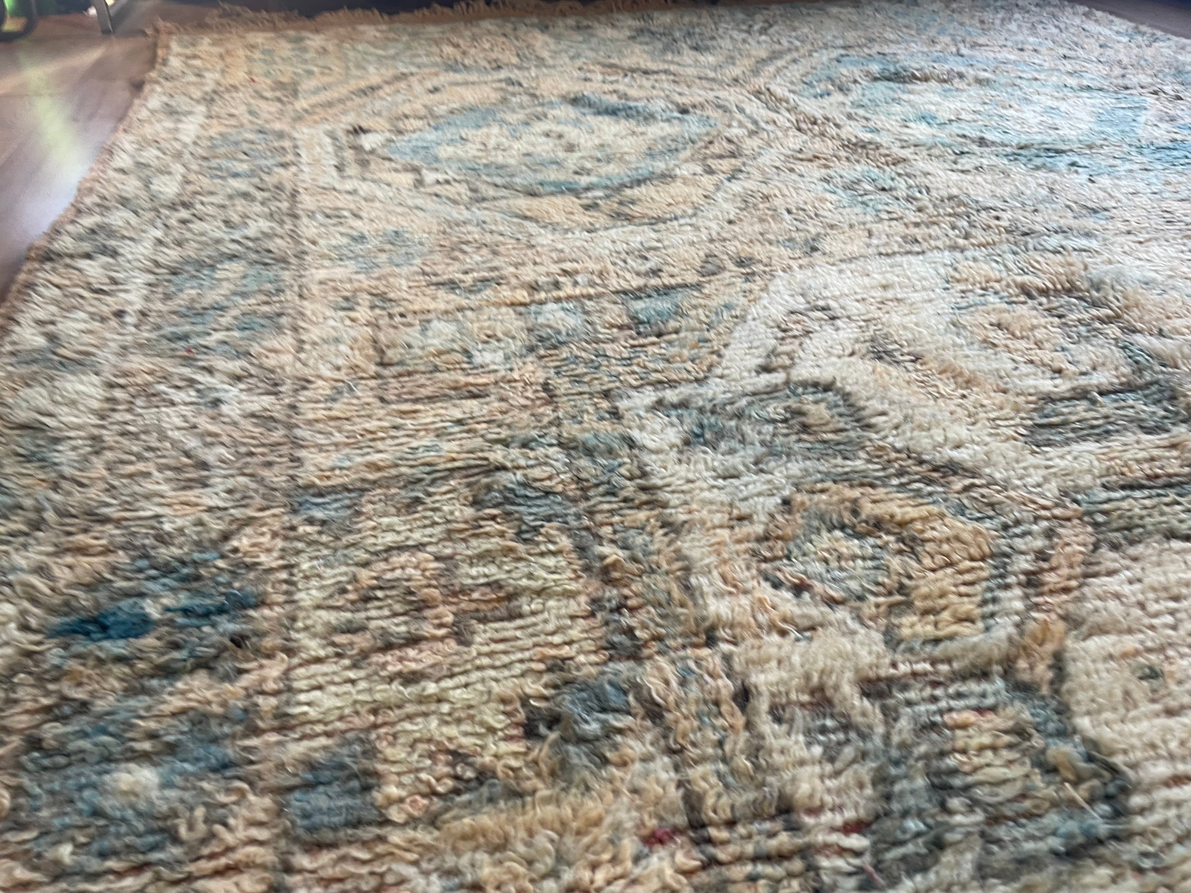 Handgeknoopt vintage tapijt uit Marokko – ca. 340 × 178 cm