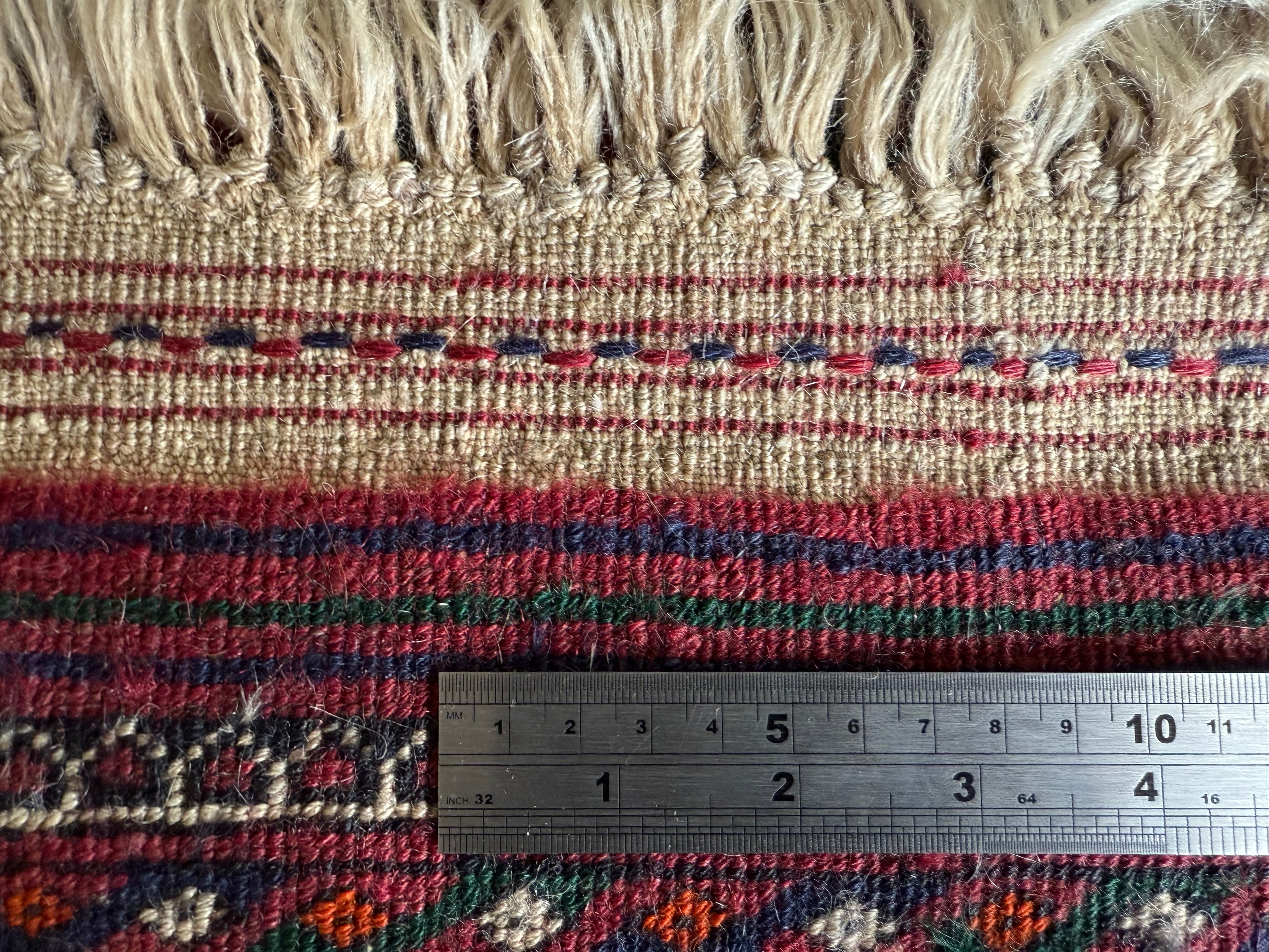 GEREINIGD Handgeknoopt Pakistaans Bochara tapijt 285×183 cm