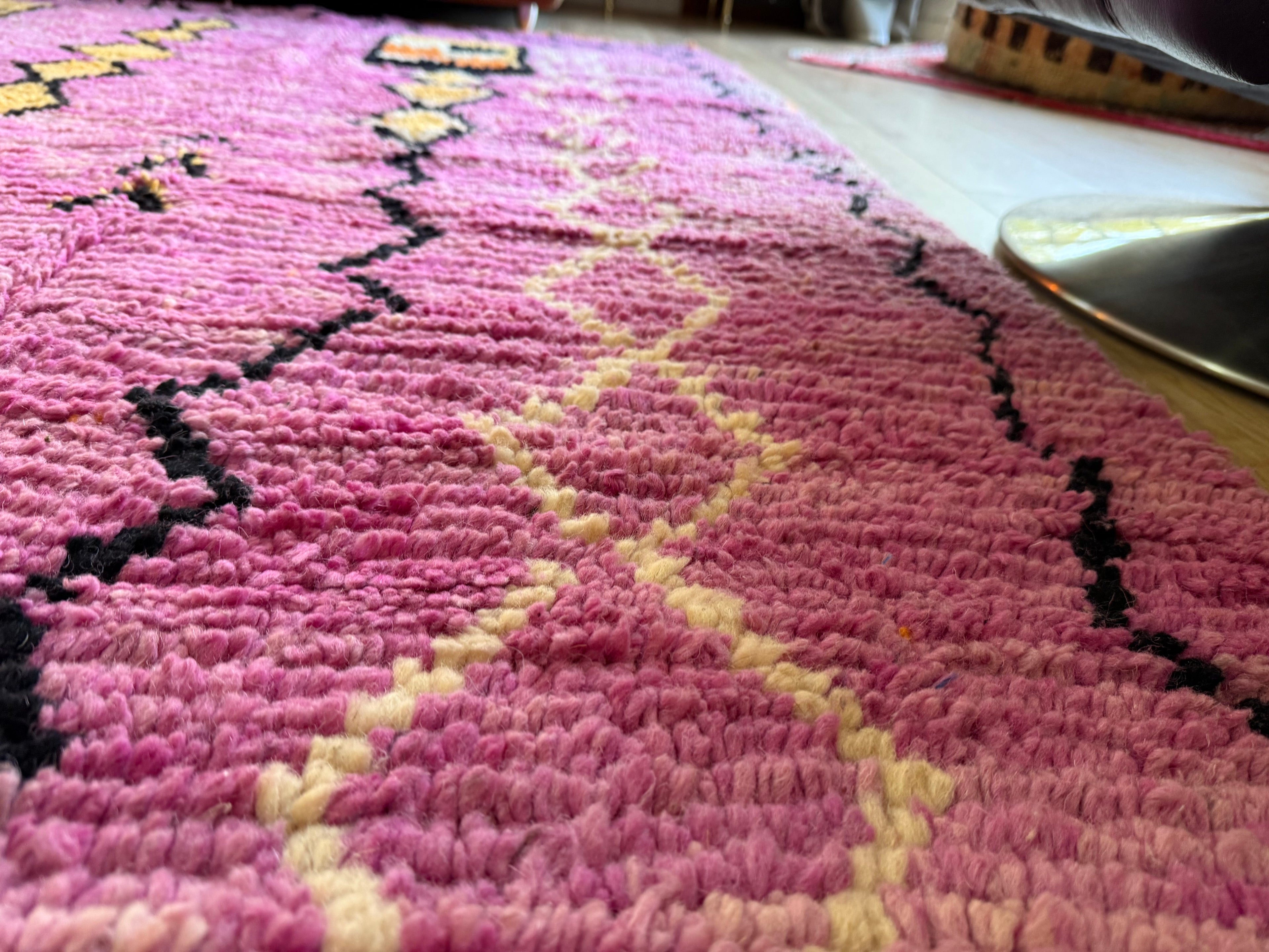 Handgeknoopt vintage Berber tapijt – ca. 308 × 200 cm
