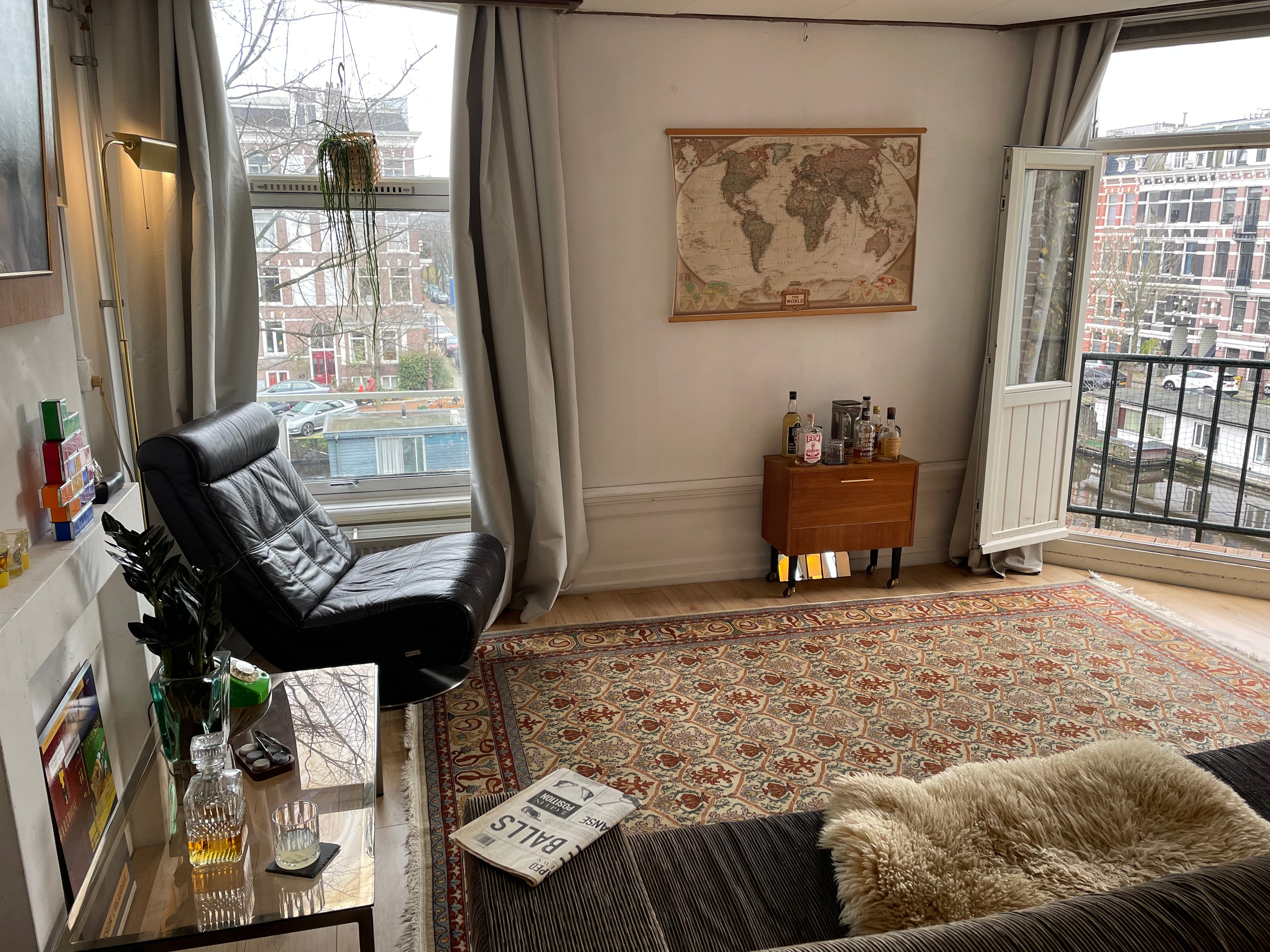Handgeknoopt vintage tapijt – ca. 290 × 200 cm