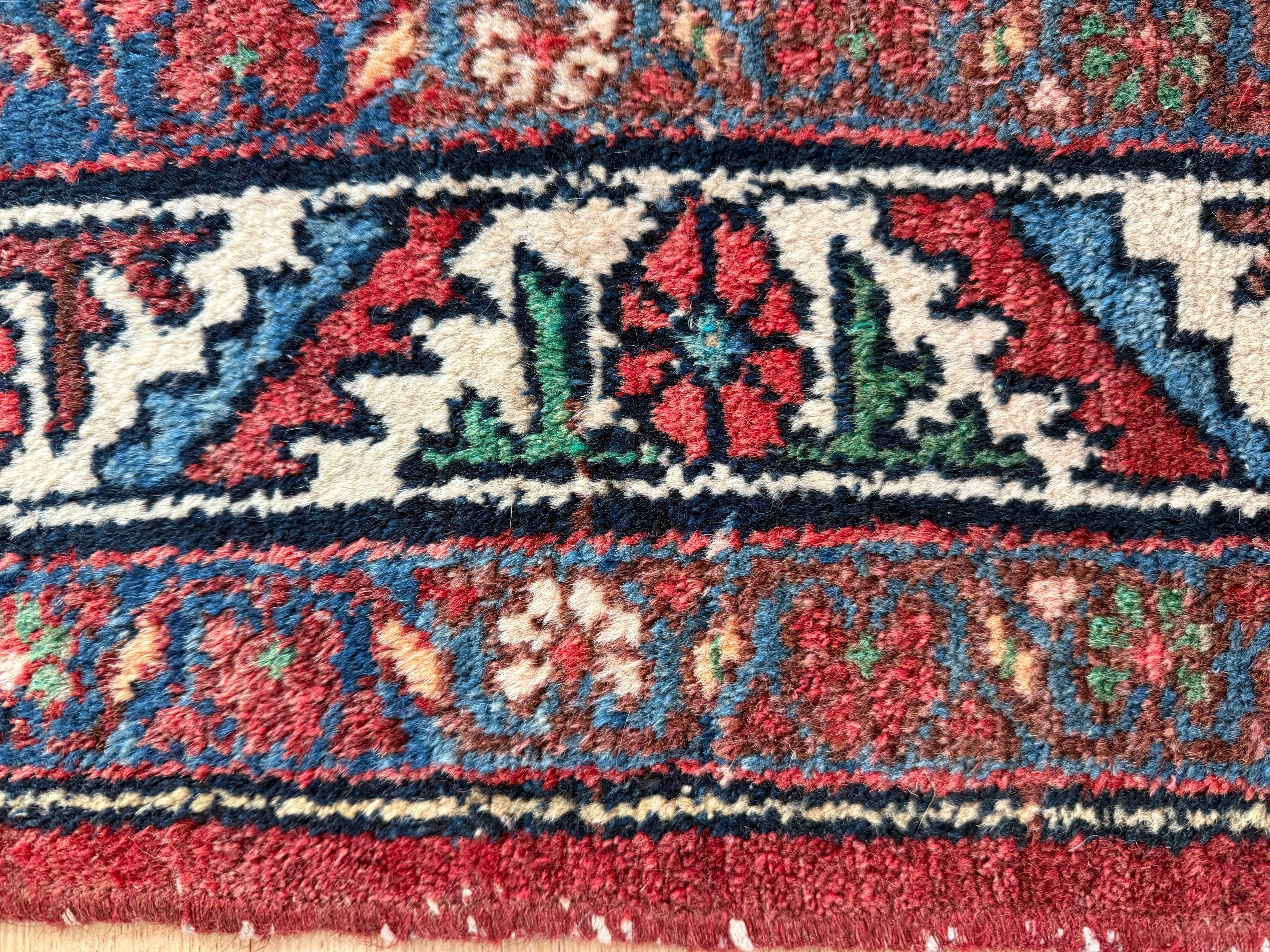 vintage Oosters Tapijt handgeknoopt– 104x194 cm