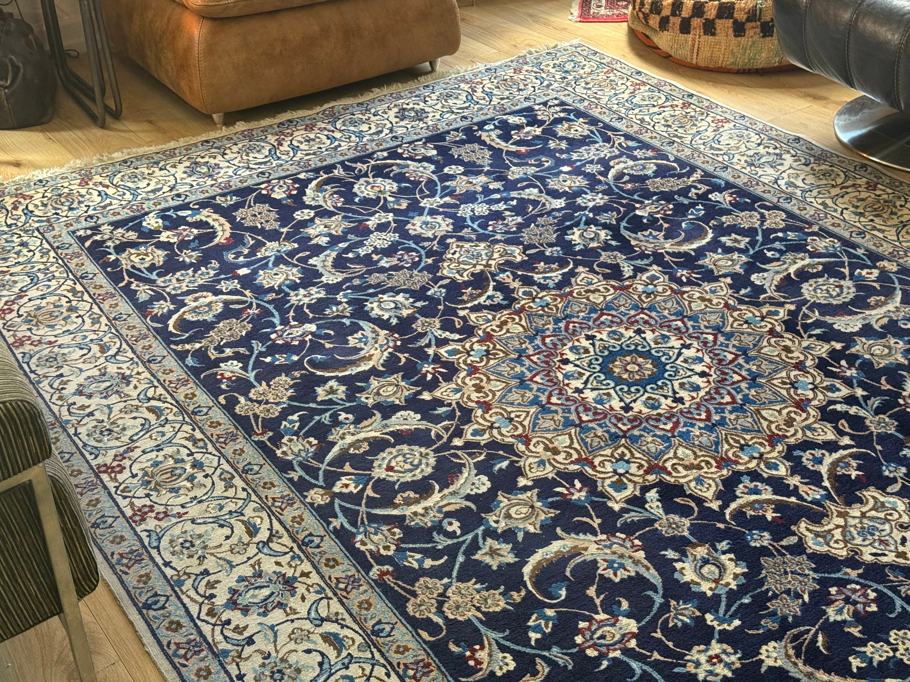 Vintage Handgeknoopt klassiek tapijt – ca. 315 × 208 cm