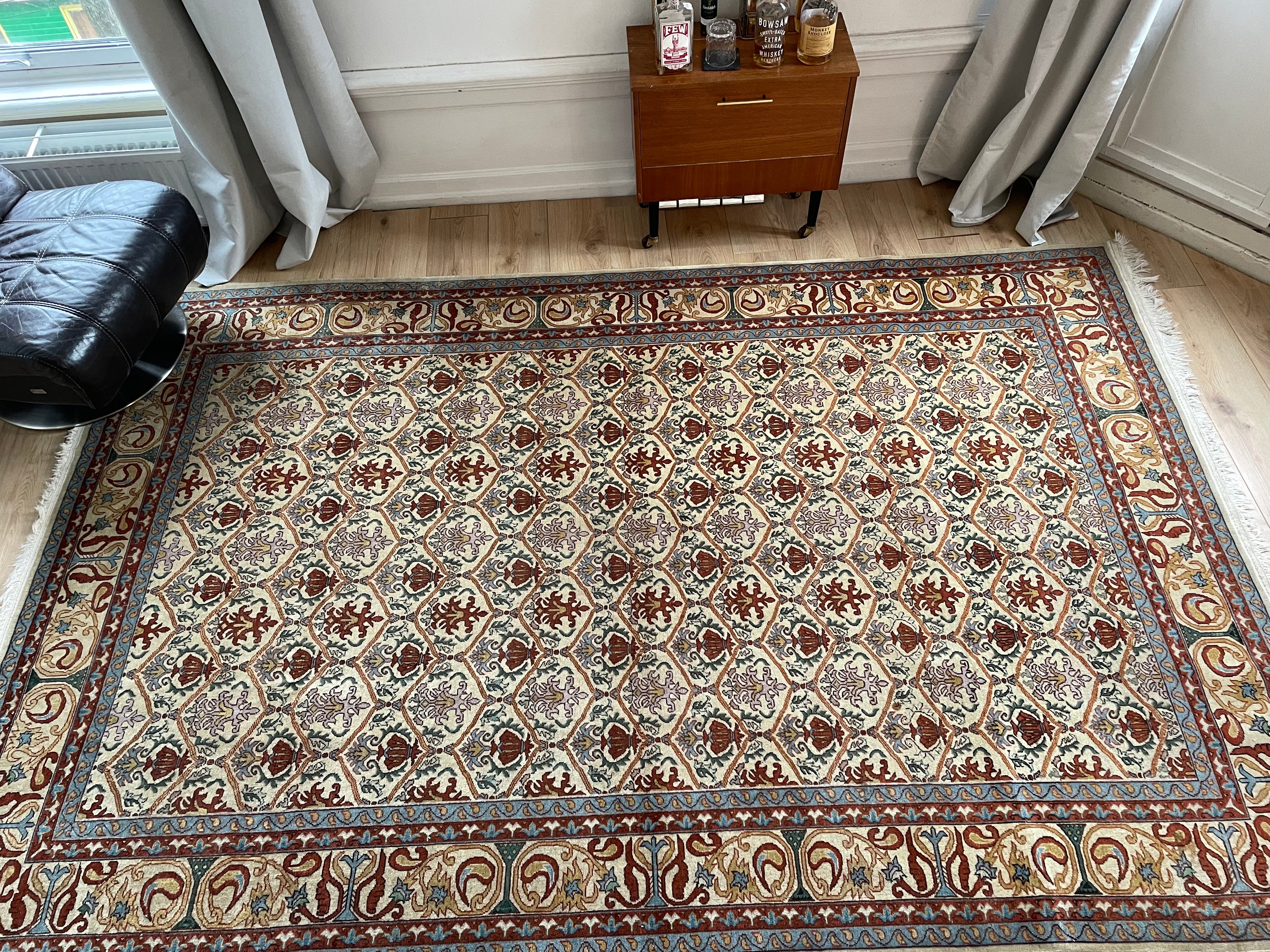 Handgeknoopt vintage tapijt – ca. 290 × 200 cm