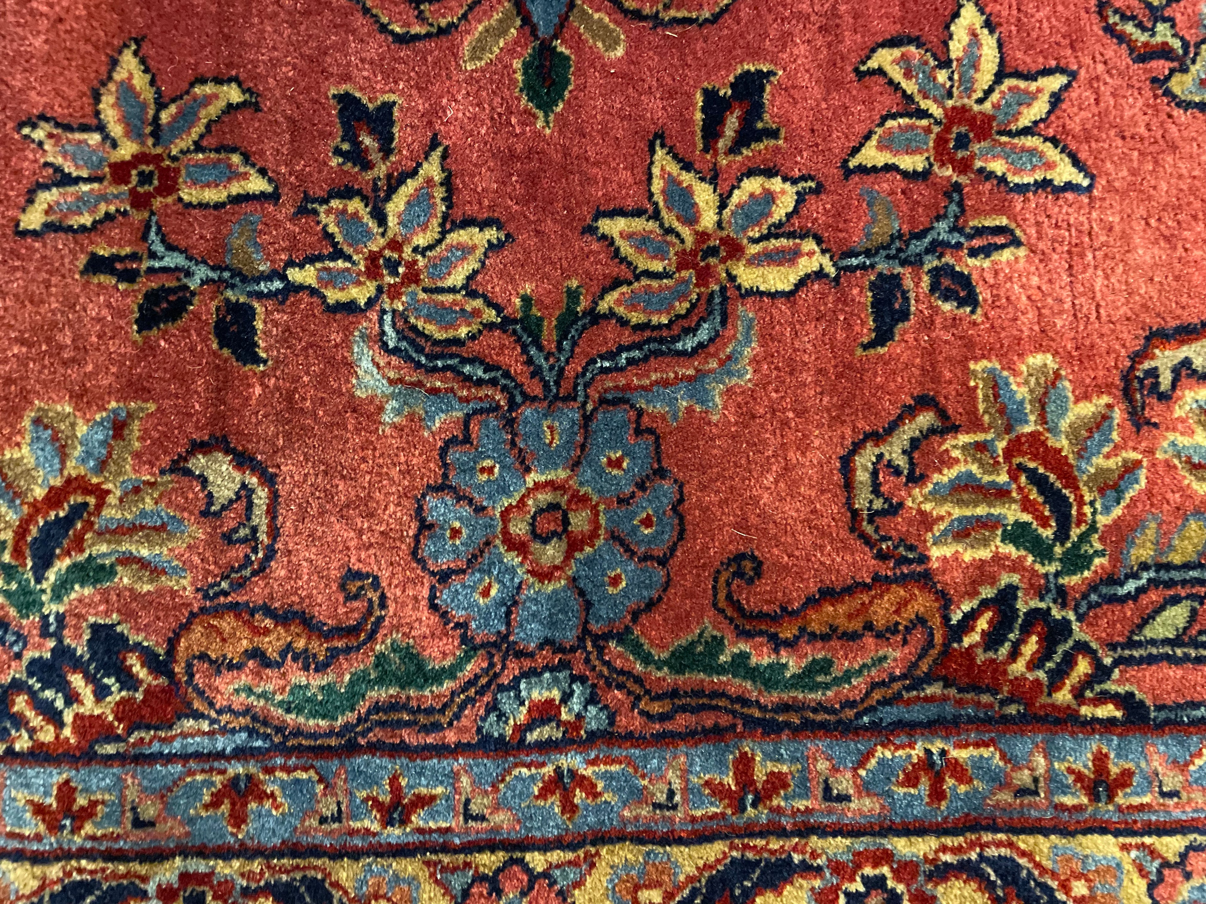 Handgeknoopt Oosterse Sarough tapijt – India – ca. 295 × 202 cm