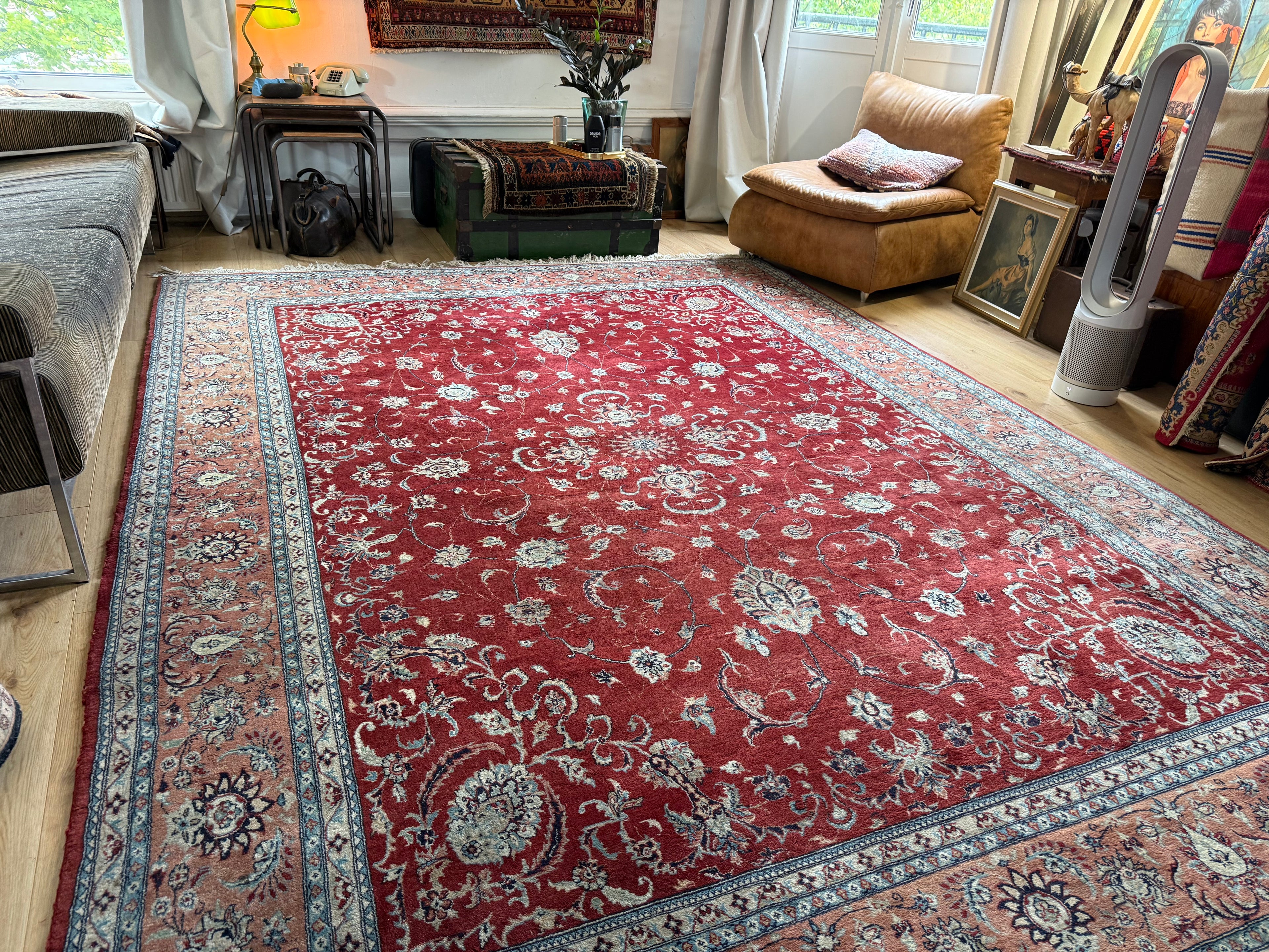 Handgeknoopt vintage tapijt – ca. 345 × 246 cm