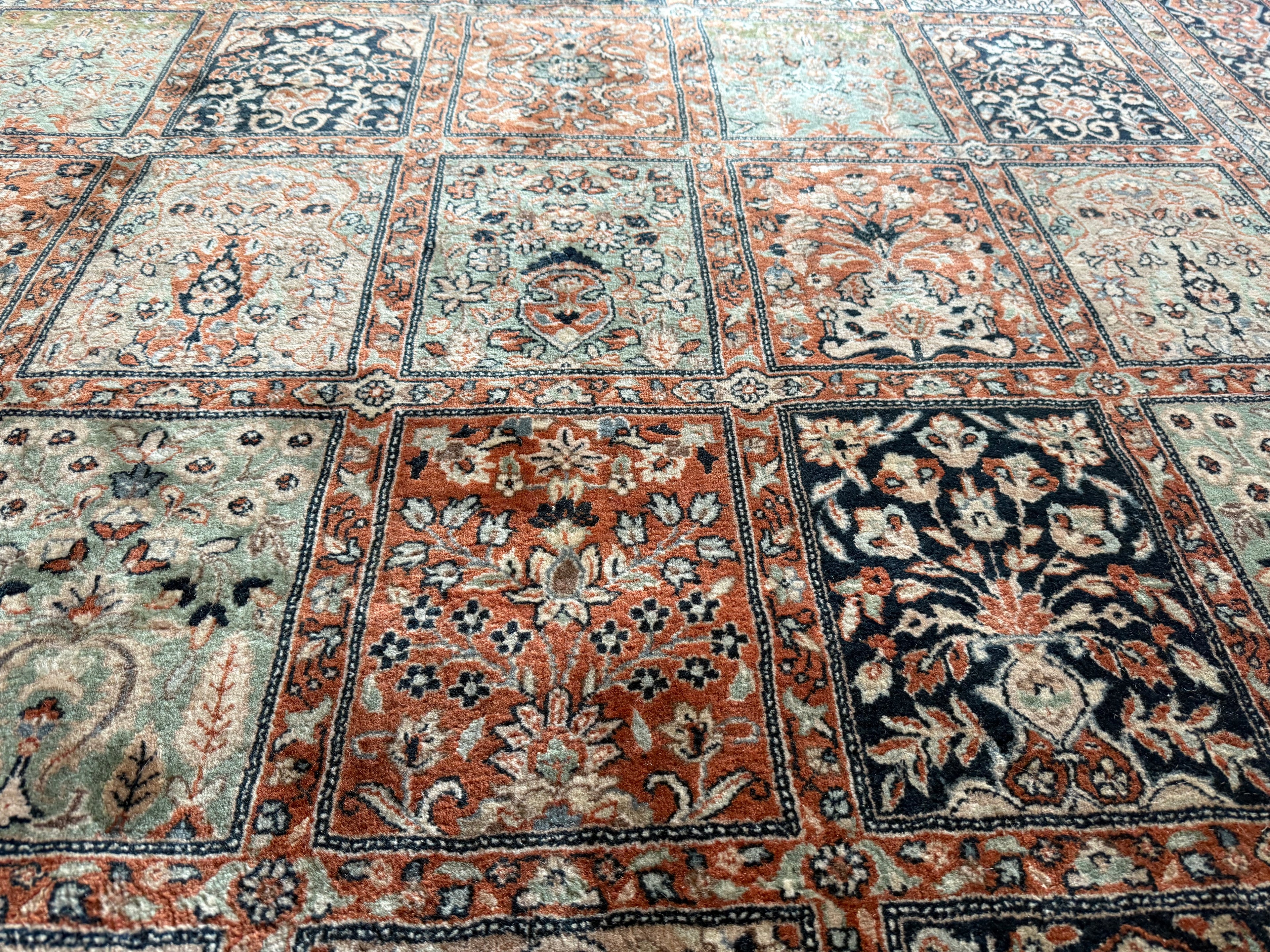 Handgeknoopt vintage Oosters India Bachtiari stijl tapijt – ca. 310 × 206 cm