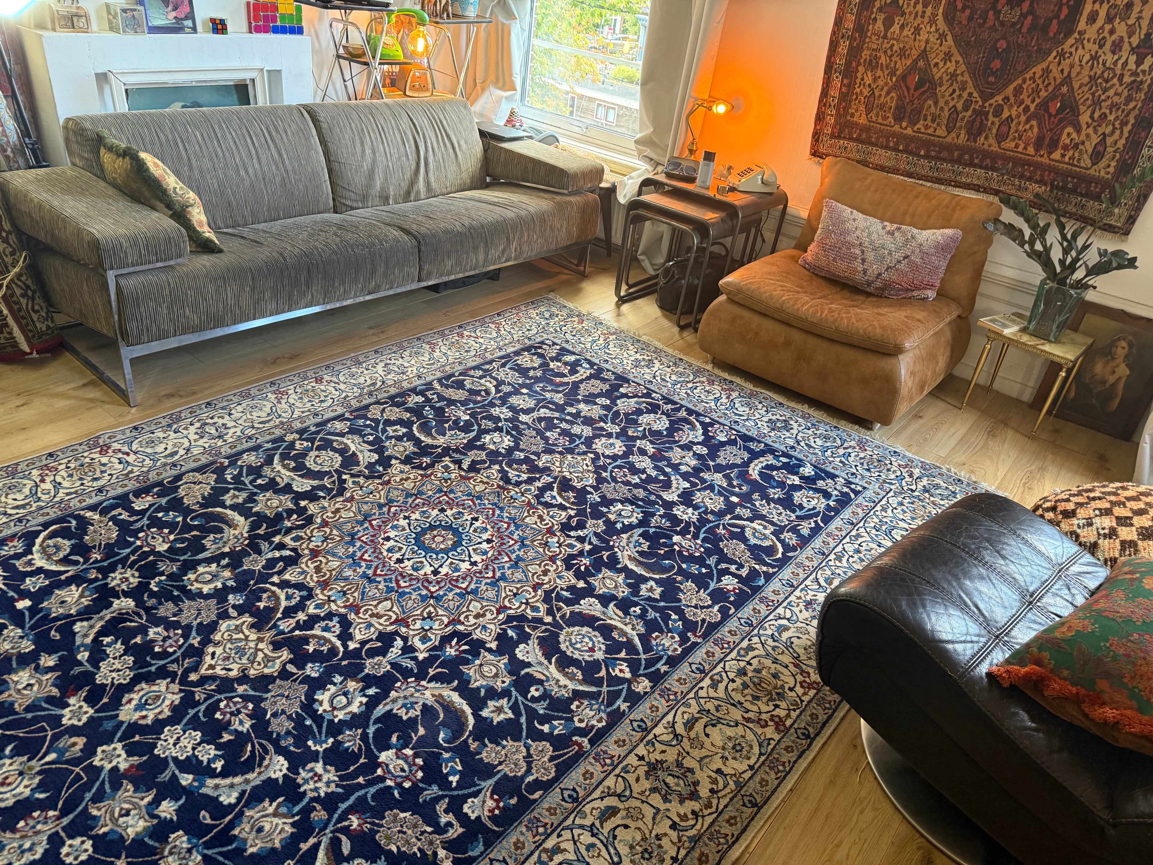 Vintage Handgeknoopt klassiek tapijt – ca. 315 × 208 cm