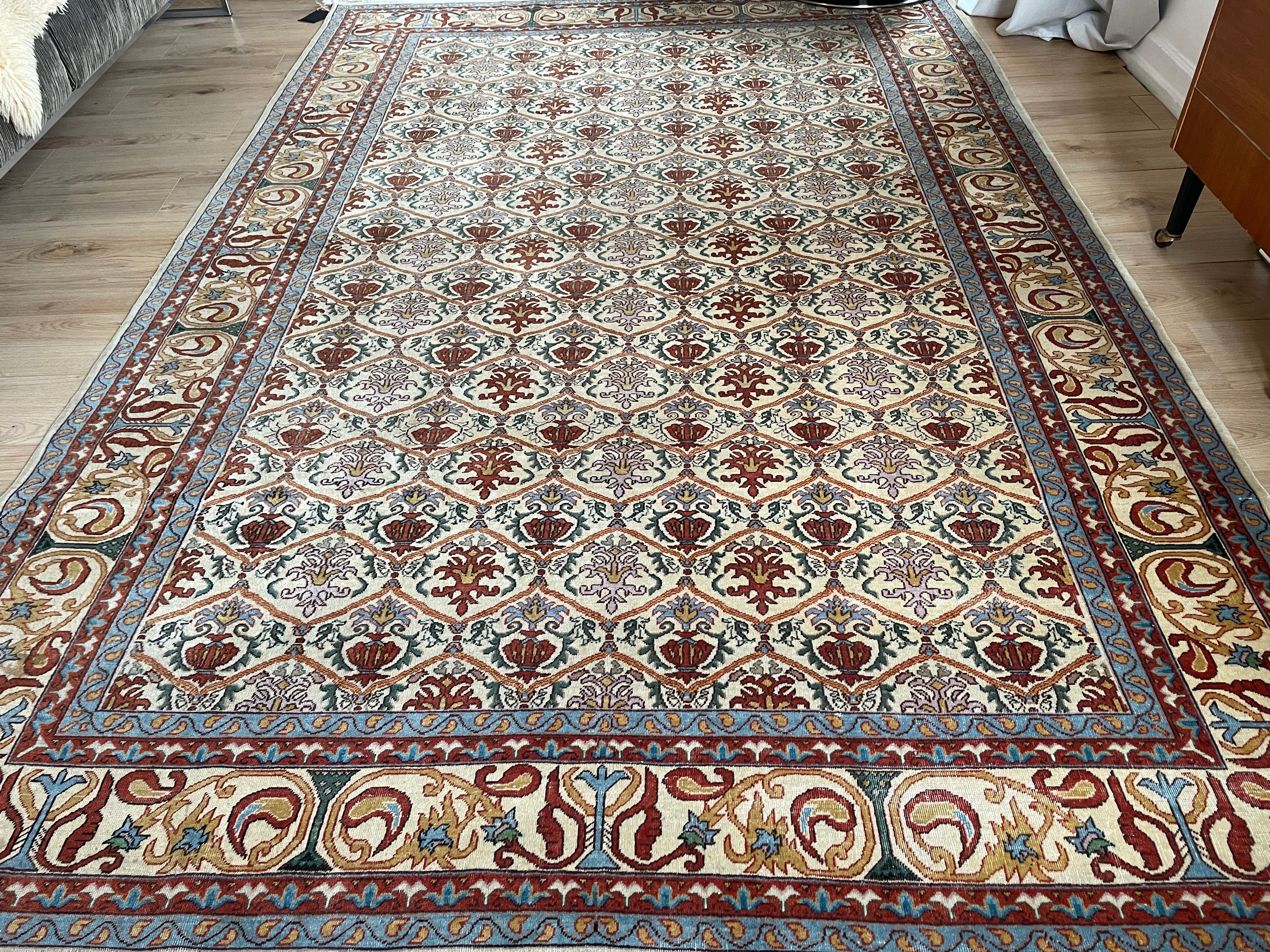 Handgeknoopt vintage tapijt – ca. 290 × 200 cm