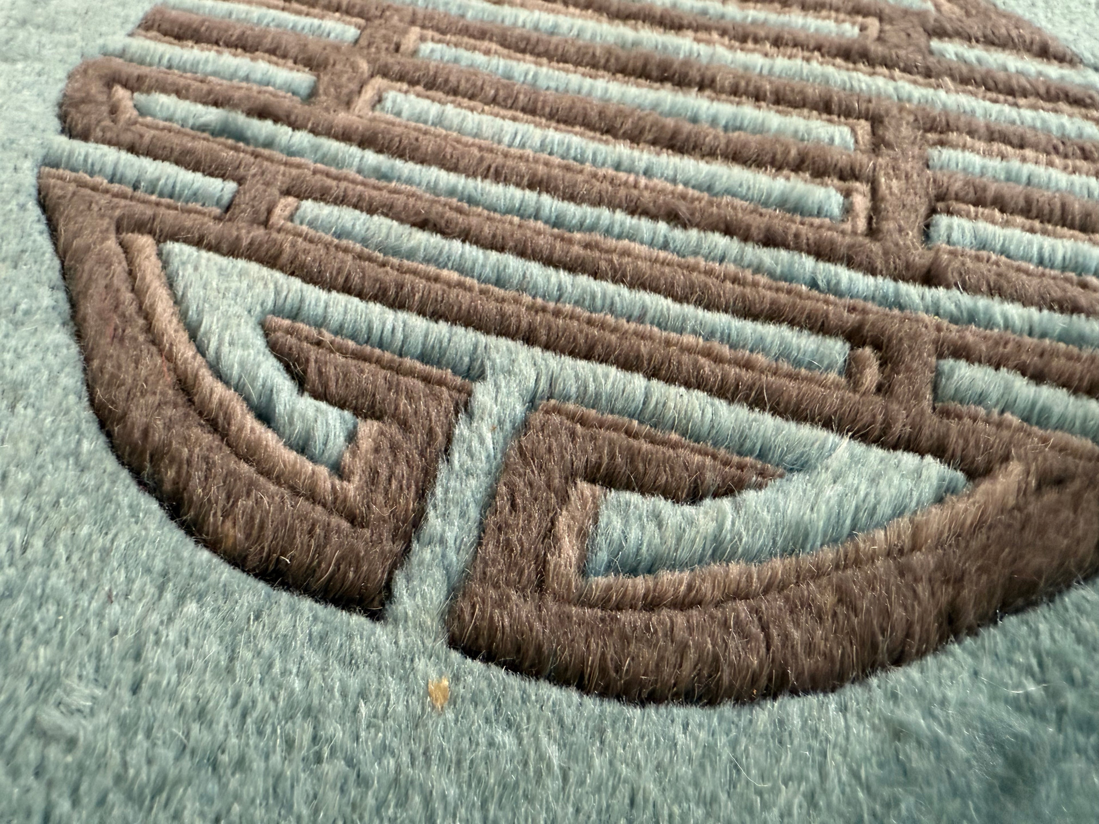 vintage Chinees Deco-tapijt – ca. 155 × 248 cm