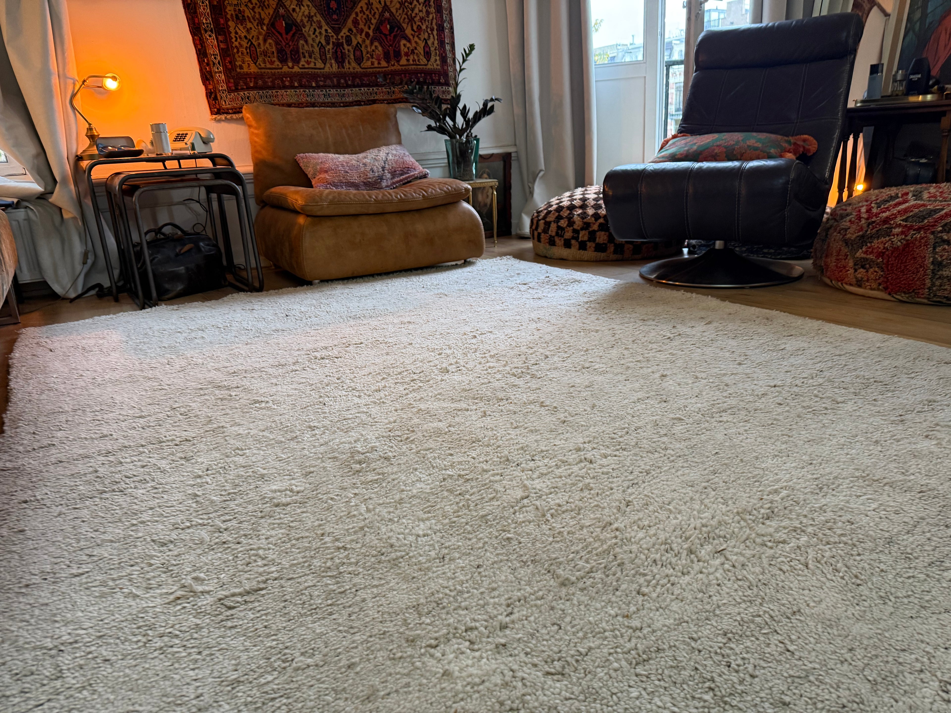 Handgeknoopt Berber tapijt – ca. 295 × 198 cm luxe atelier uitvoering