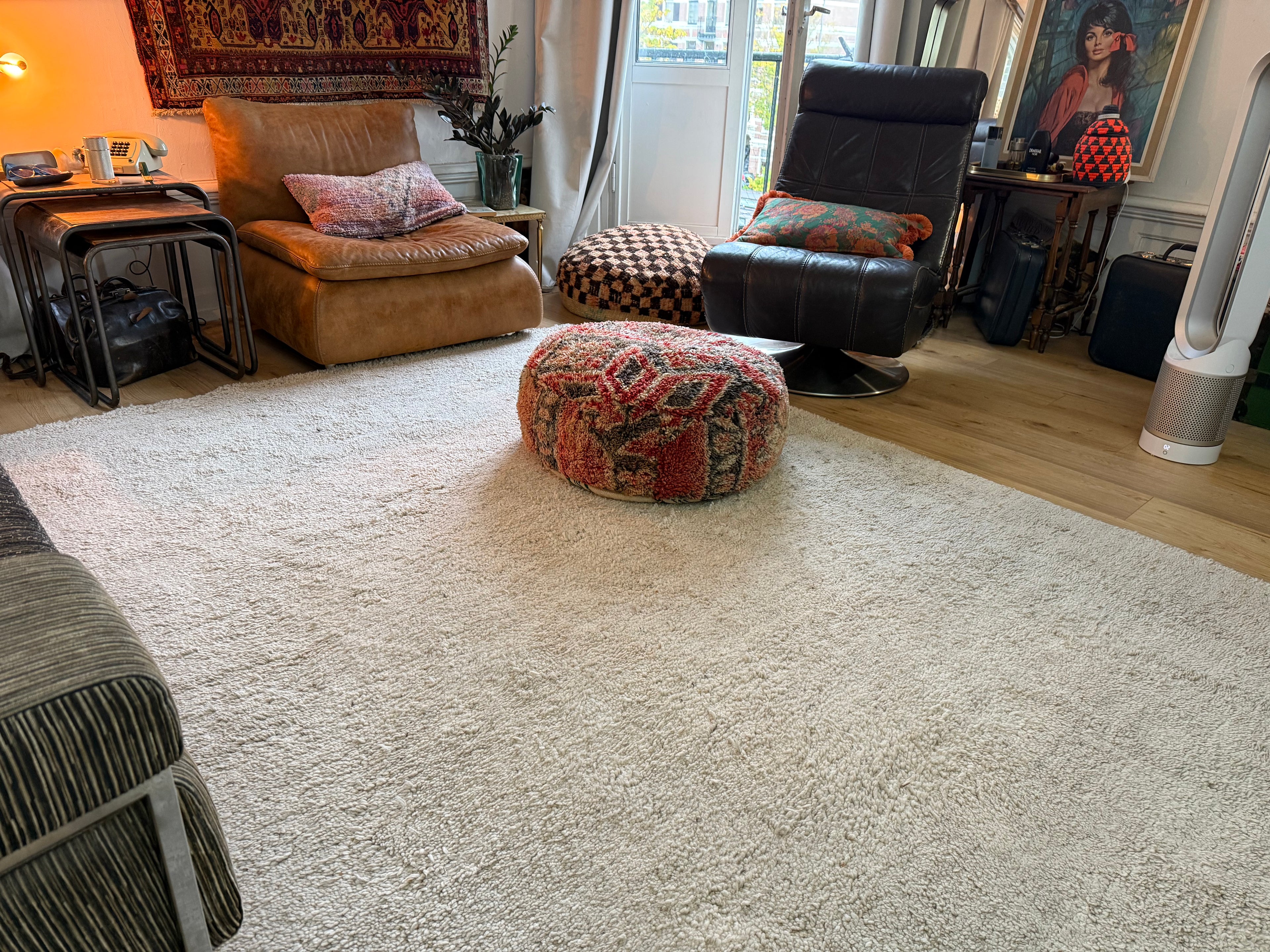 Handgeknoopt Berber tapijt – ca. 295 × 198 cm luxe atelier uitvoering
