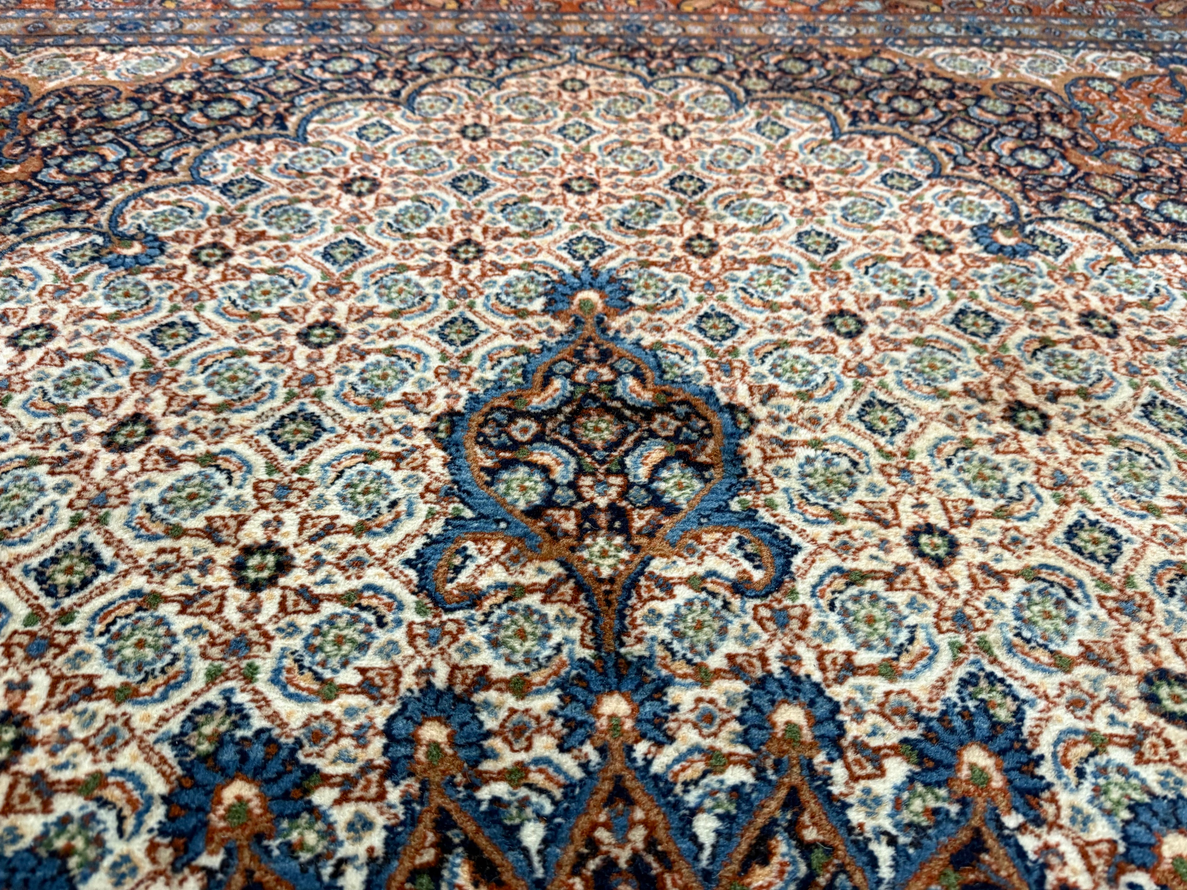 Handgeknoopt Oosters vintage tapijt – 310 × 200 cm – Professioneel gereinigd