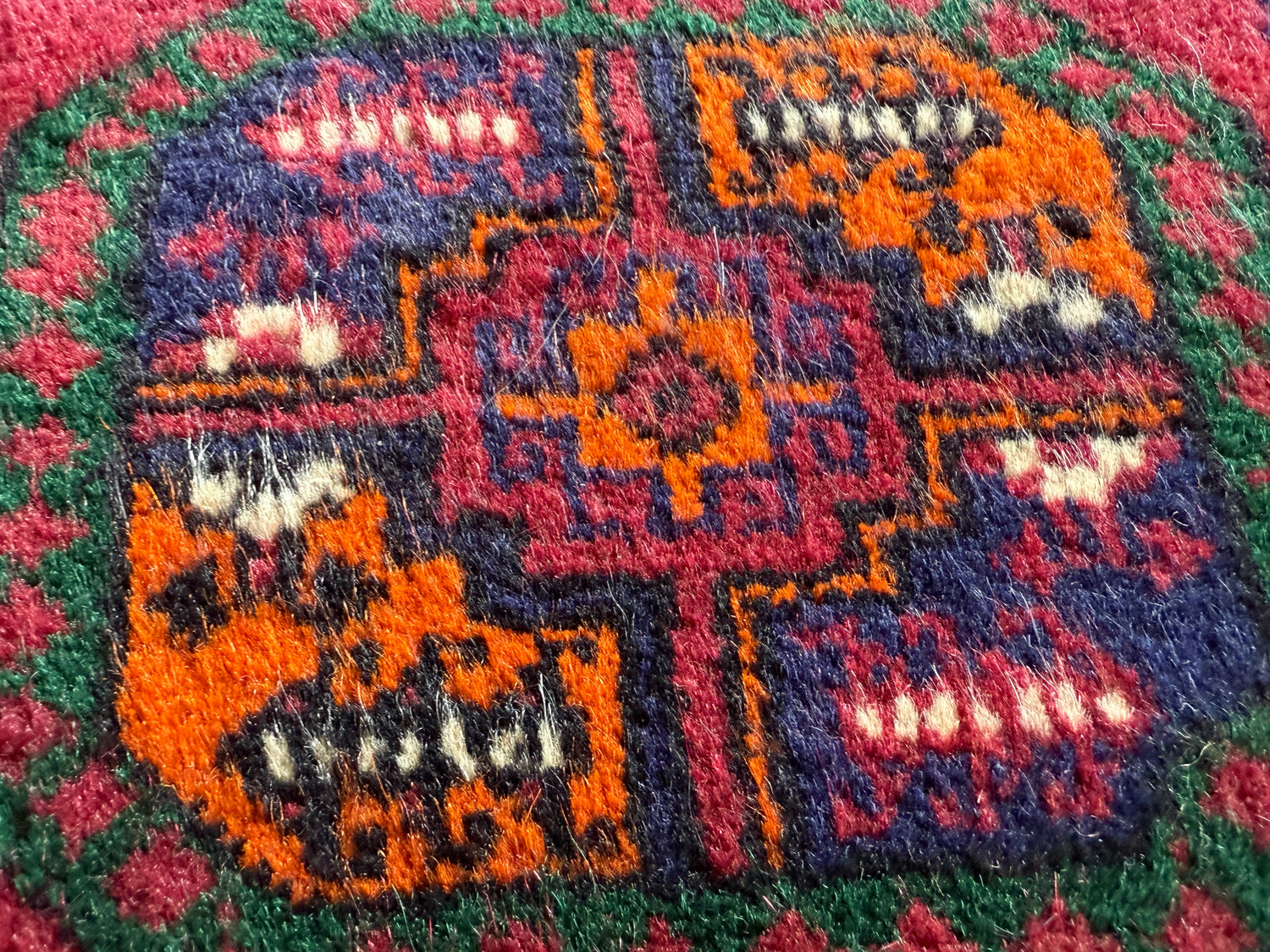GEREINIGD Alfombra Bochara pakistaní anudada a mano 285×183 cm