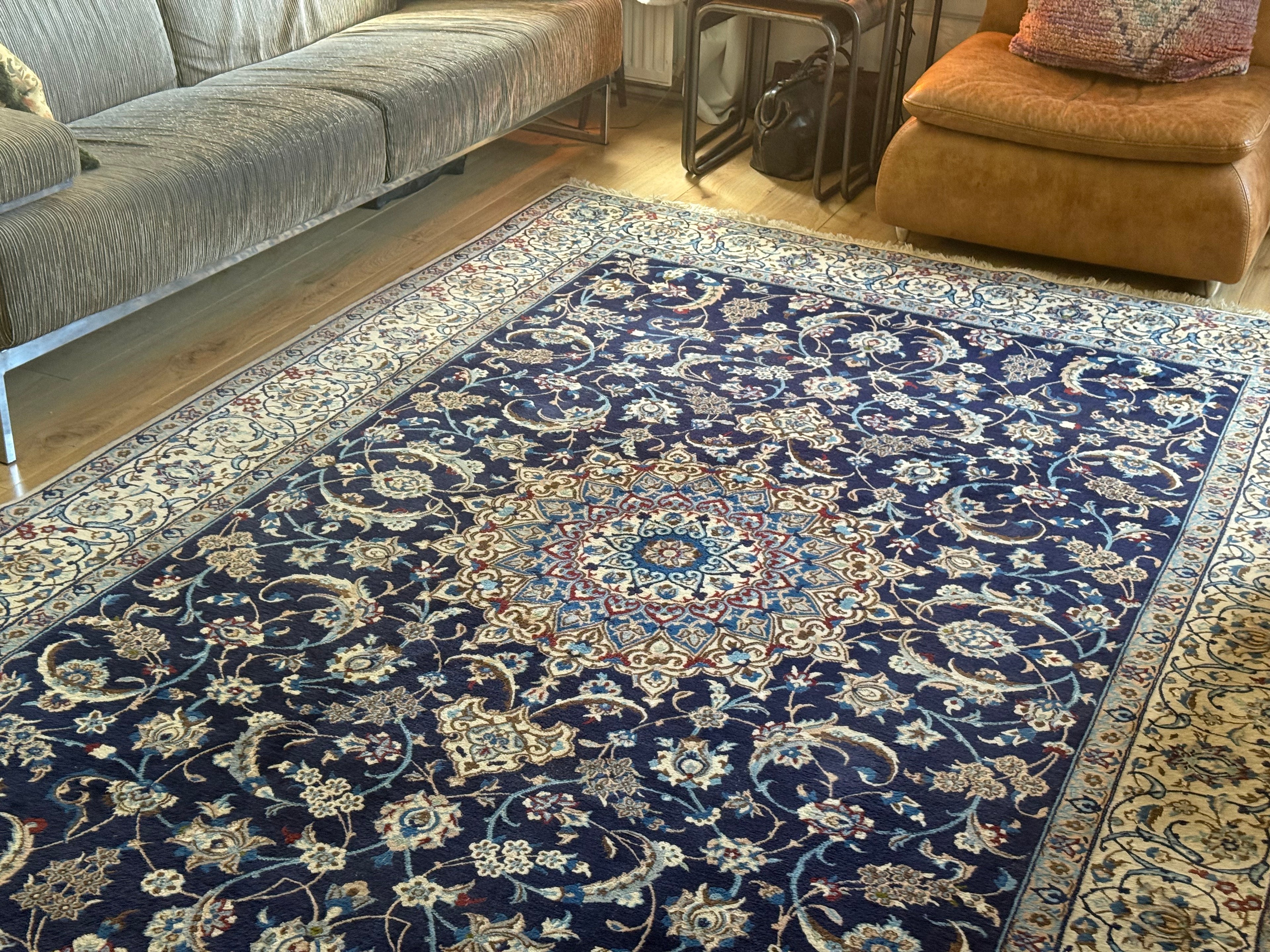 Vintage Handgeknoopt klassiek tapijt – ca. 315 × 208 cm