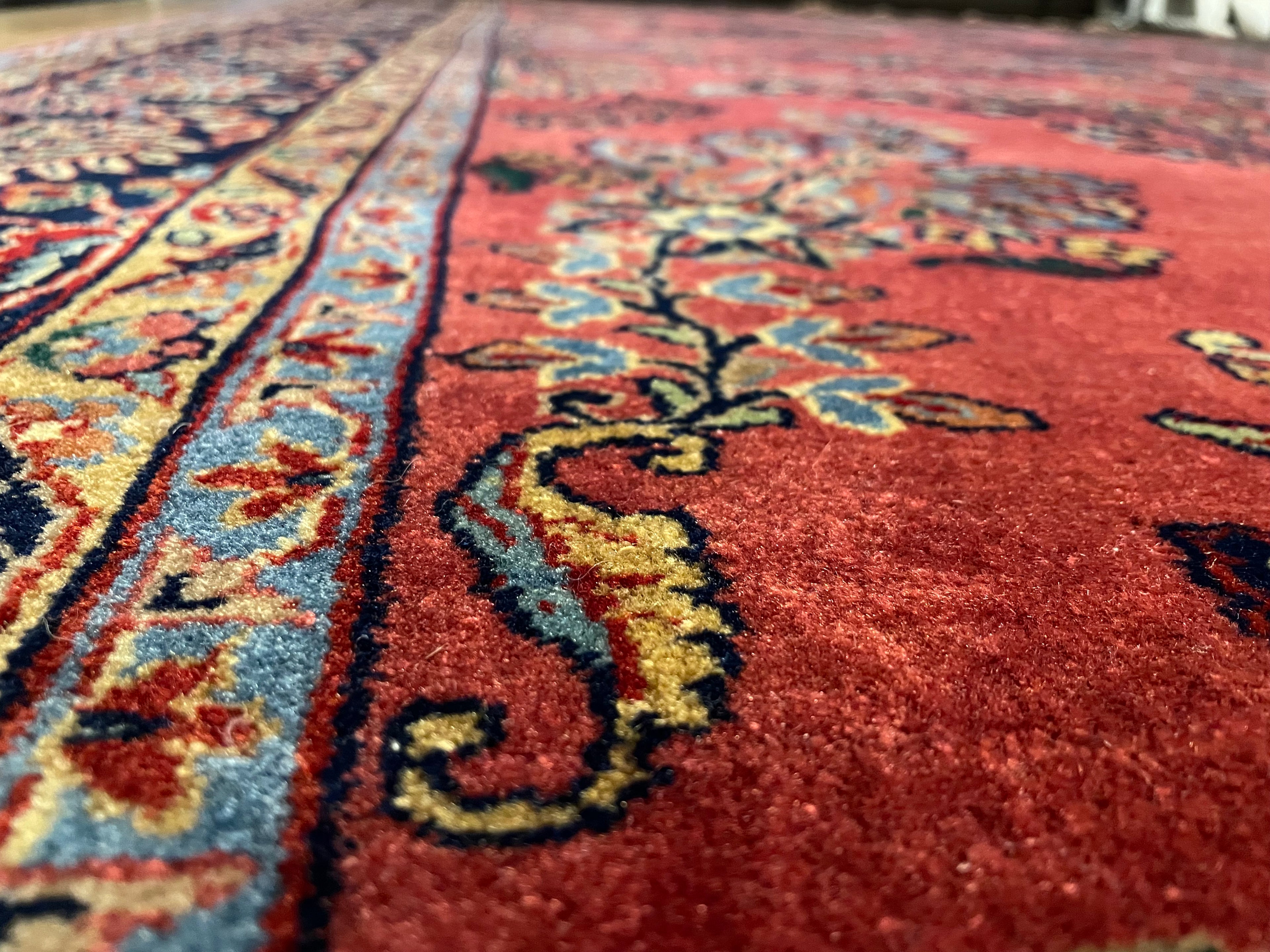 Handgeknoopt Oosterse Sarough tapijt – India – ca. 295 × 202 cm