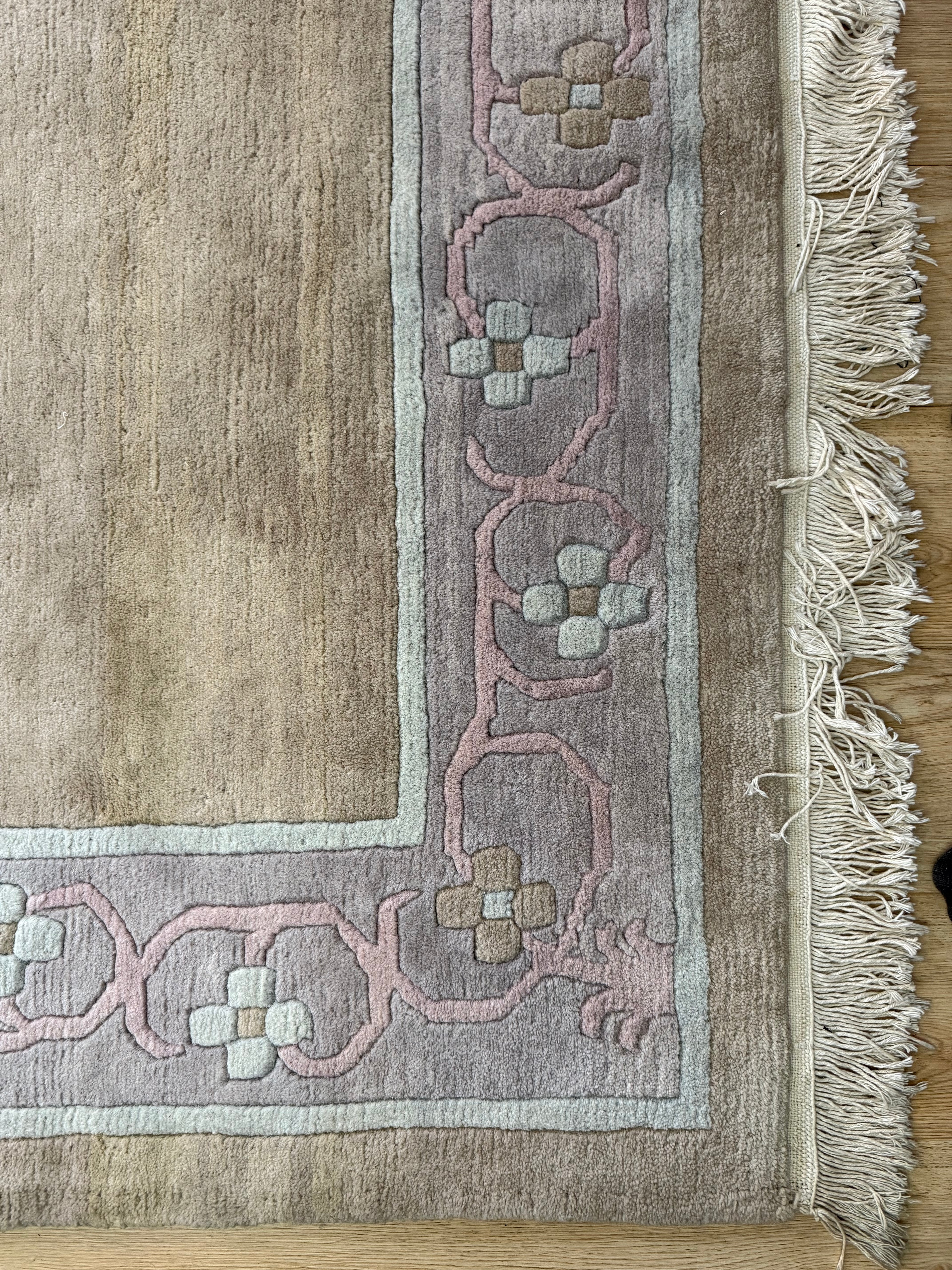 Chinees Deco tapijt – ca. 398 × 249 cm