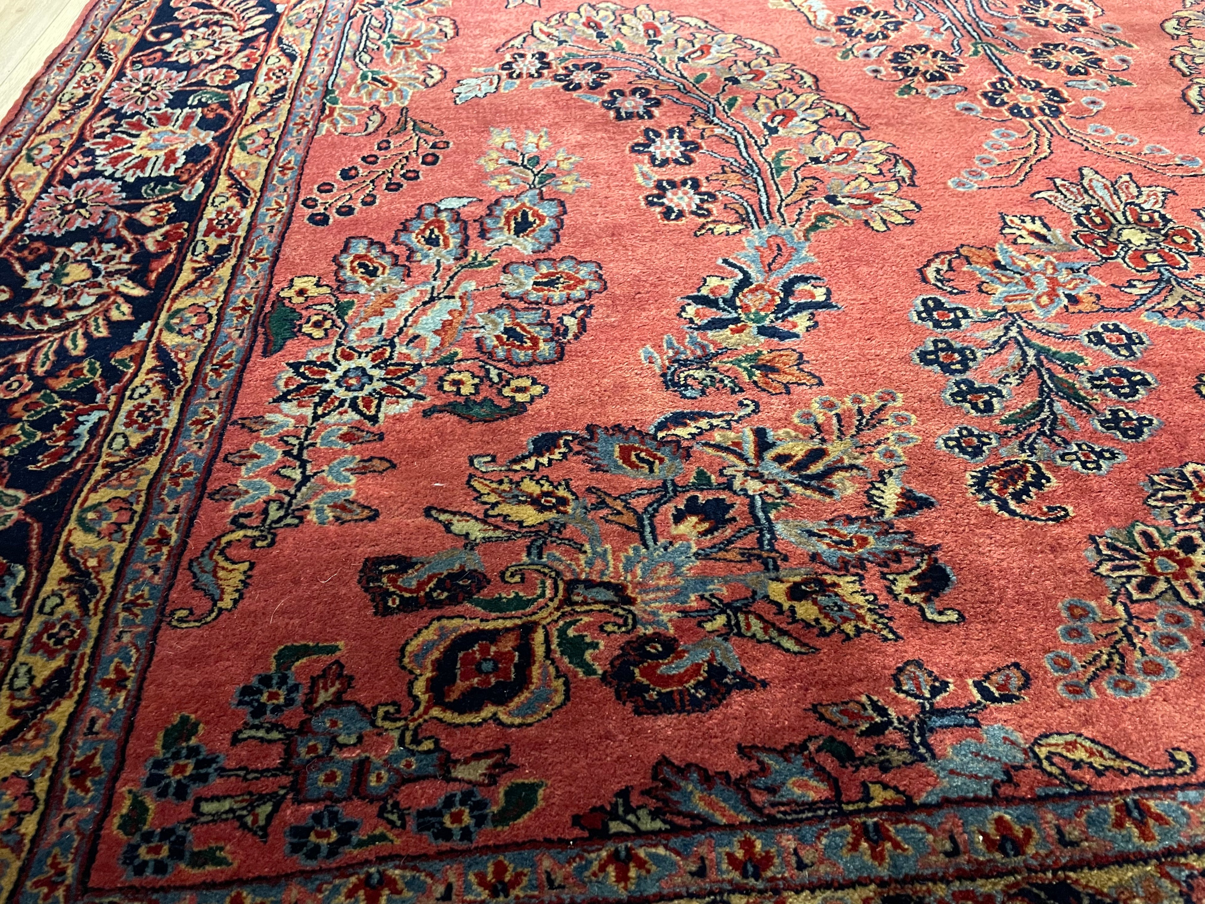 Handgeknoopt Oosterse Sarough tapijt – India – ca. 295 × 202 cm