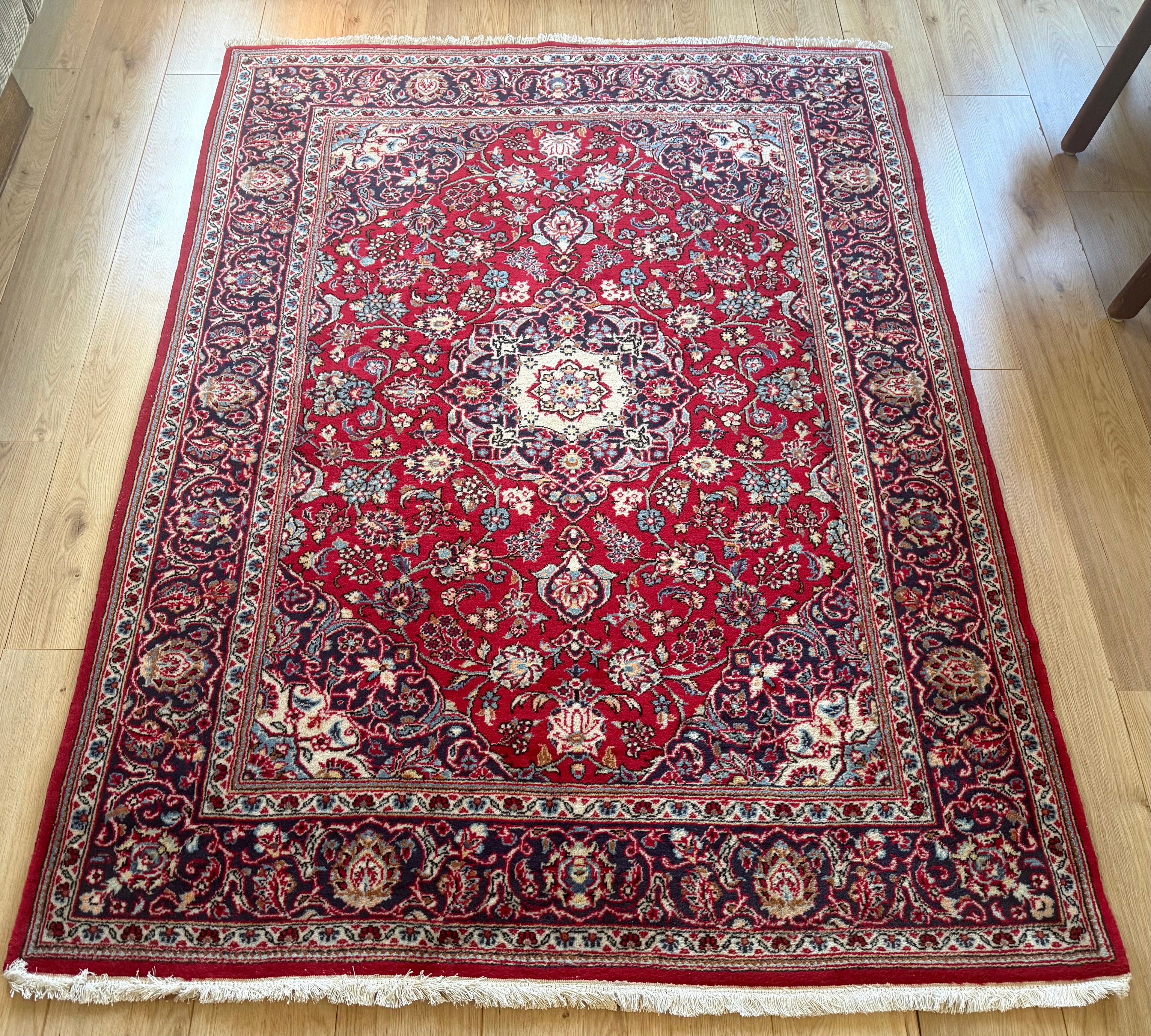 Hand-knotted vintage carpet – 202 × 152 cm