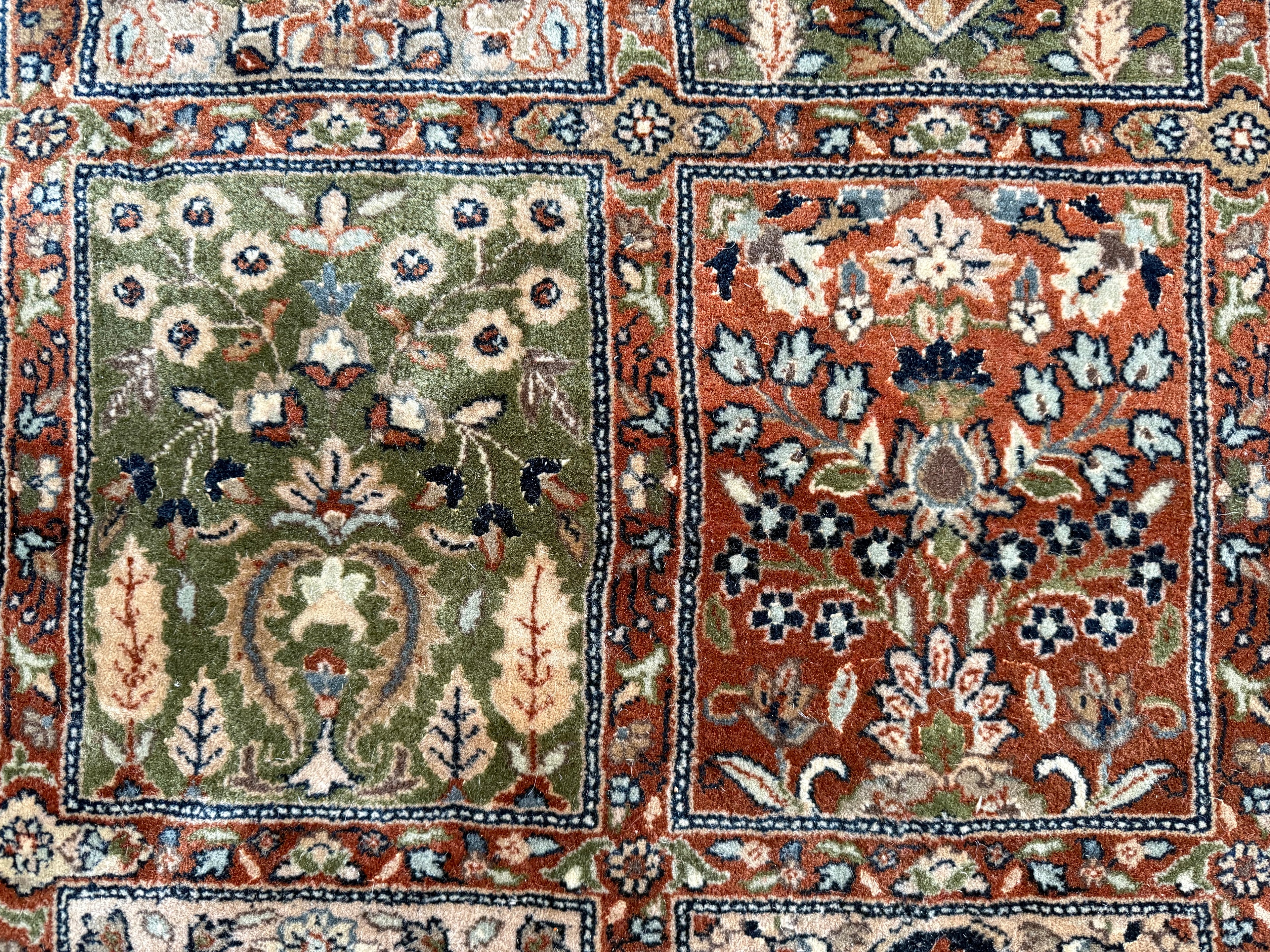 Handgeknoopt vintage Oosters India Bachtiari stijl tapijt – ca. 310 × 206 cm