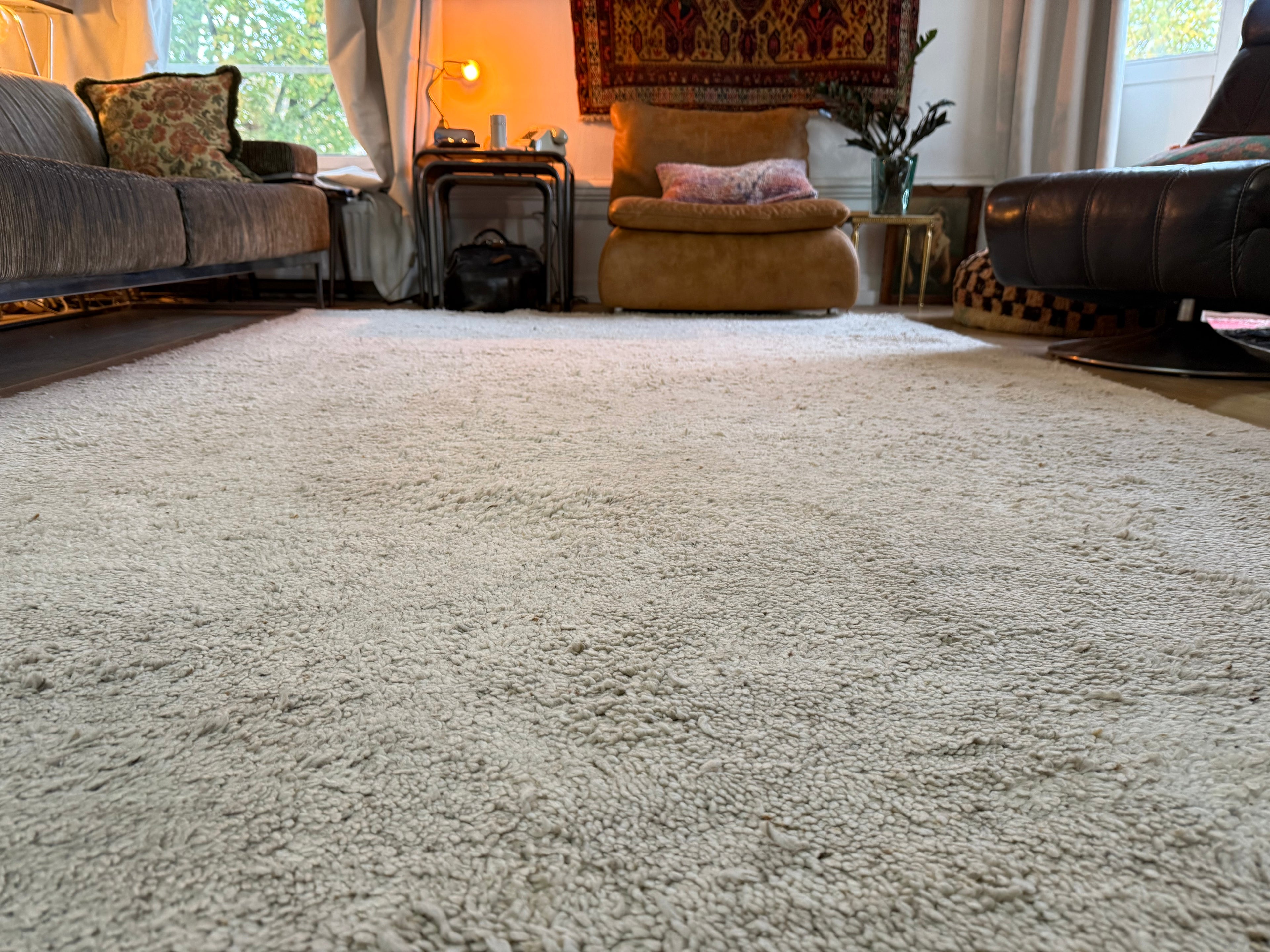Handgeknoopt Berber tapijt – ca. 295 × 198 cm luxe atelier uitvoering
